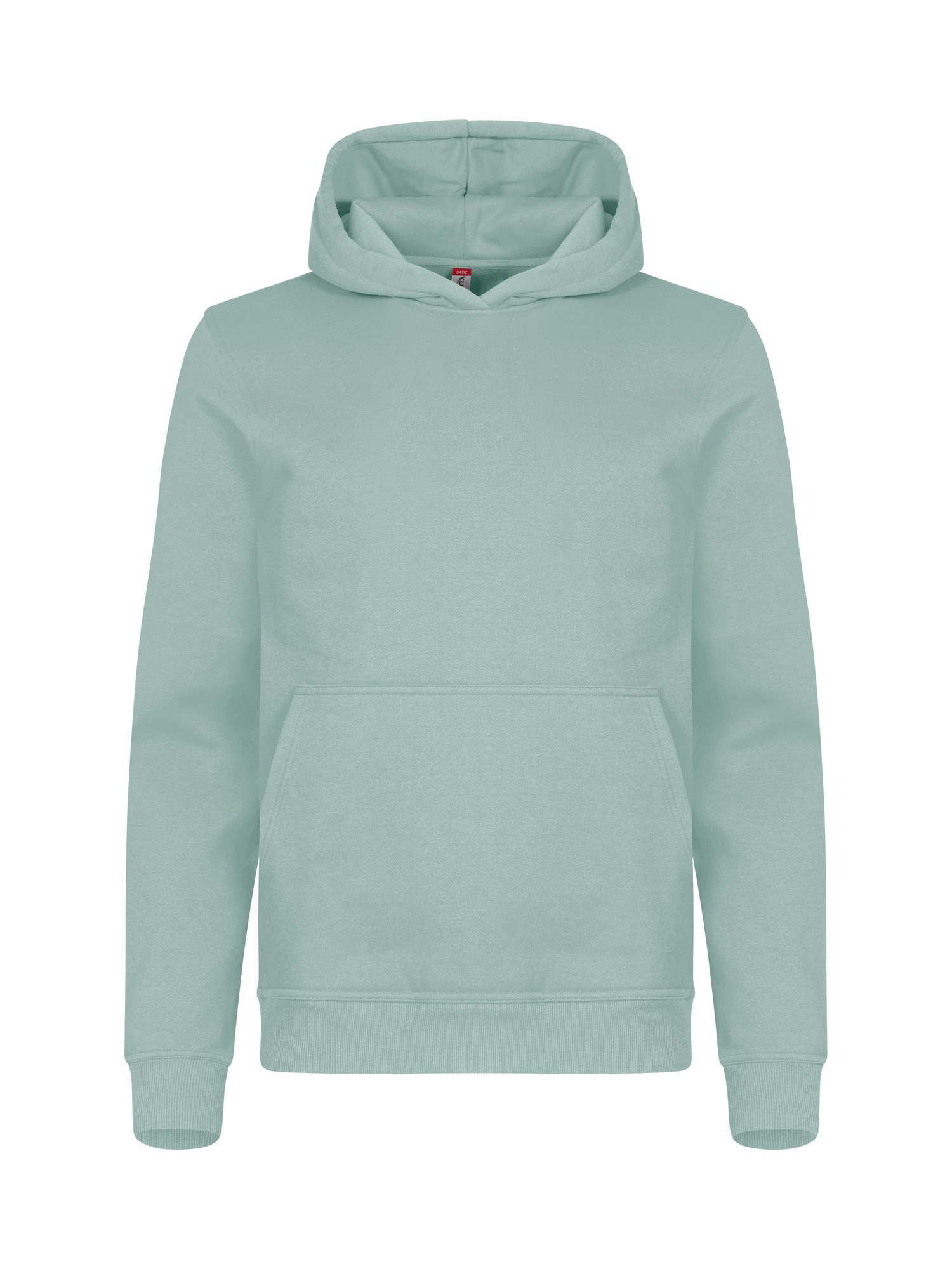 Clique Miami Hoody hettegenser barn i salviegrønn, forfra