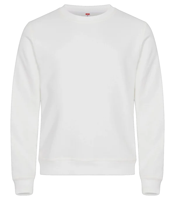 Clique Miami Roundneck genser i offwhite, forfra