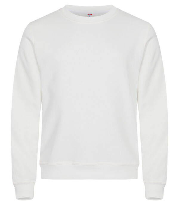 Clique Miami Roundneck genser i offwhite, forfra