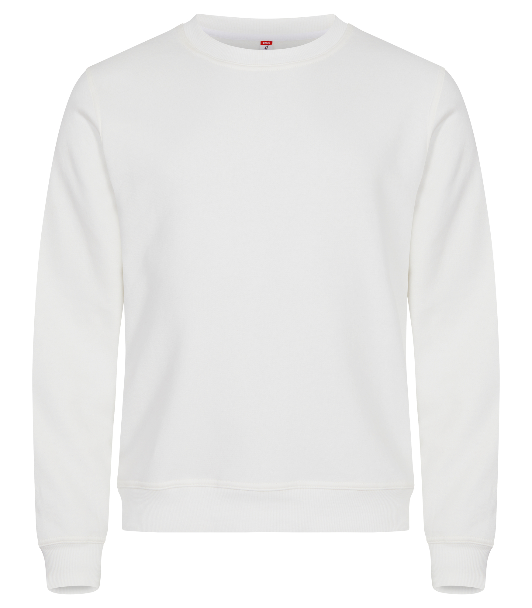 Clique Miami Roundneck genser i offwhite, forfra