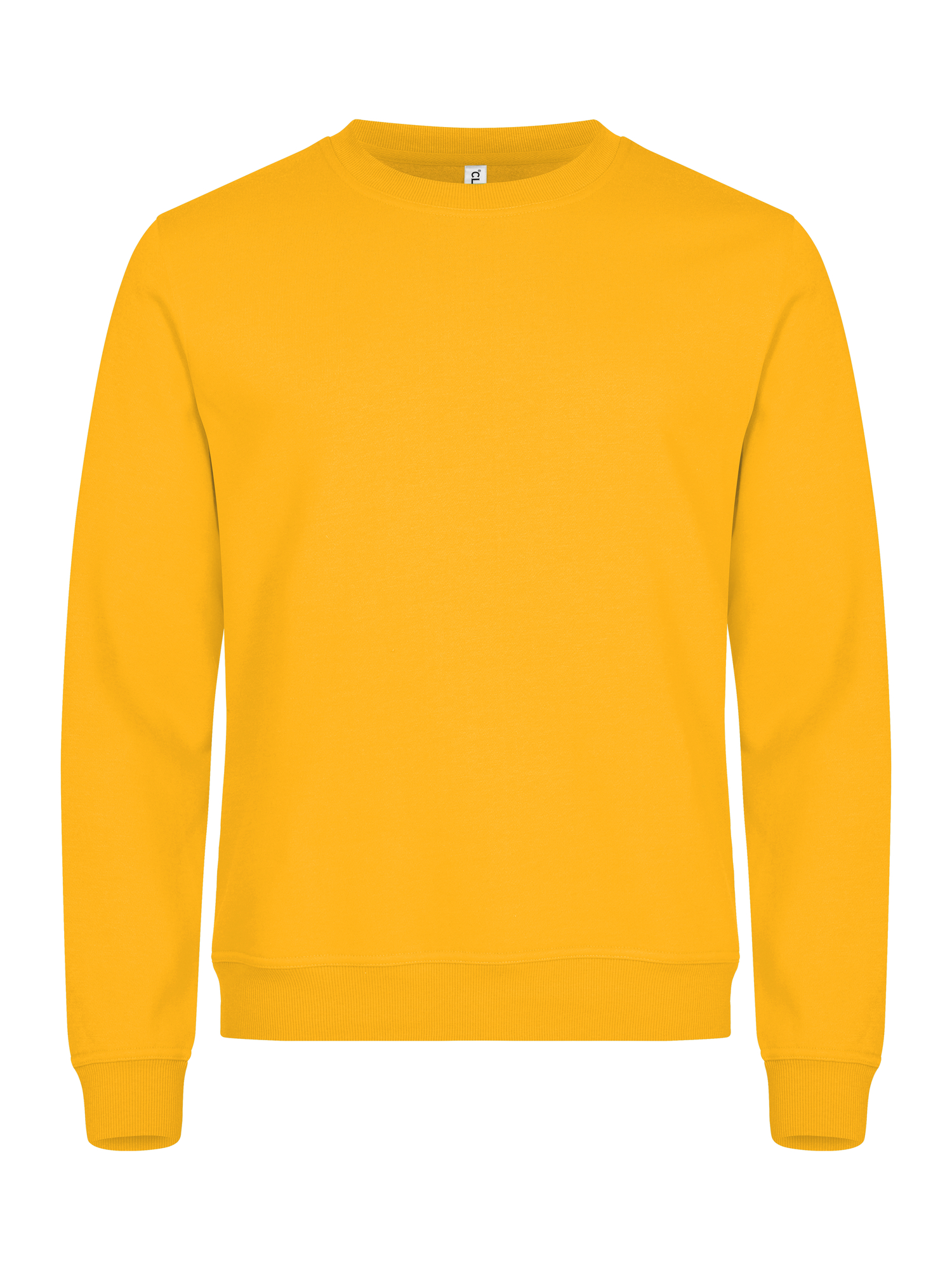 Clique Miami Roundneck genser i sitrongul, forfra