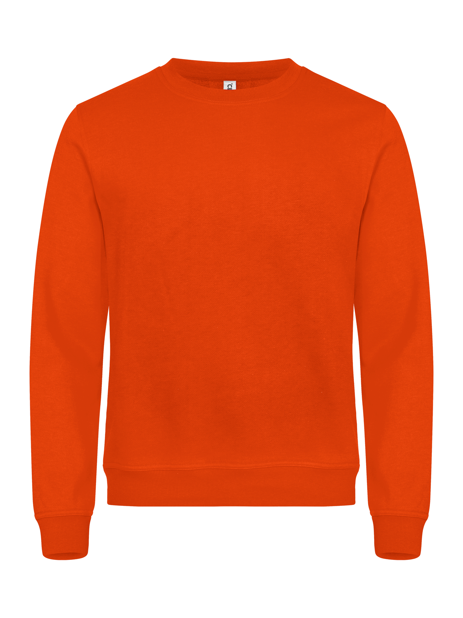 Clique Miami Roundneck genser i oransje, forfra