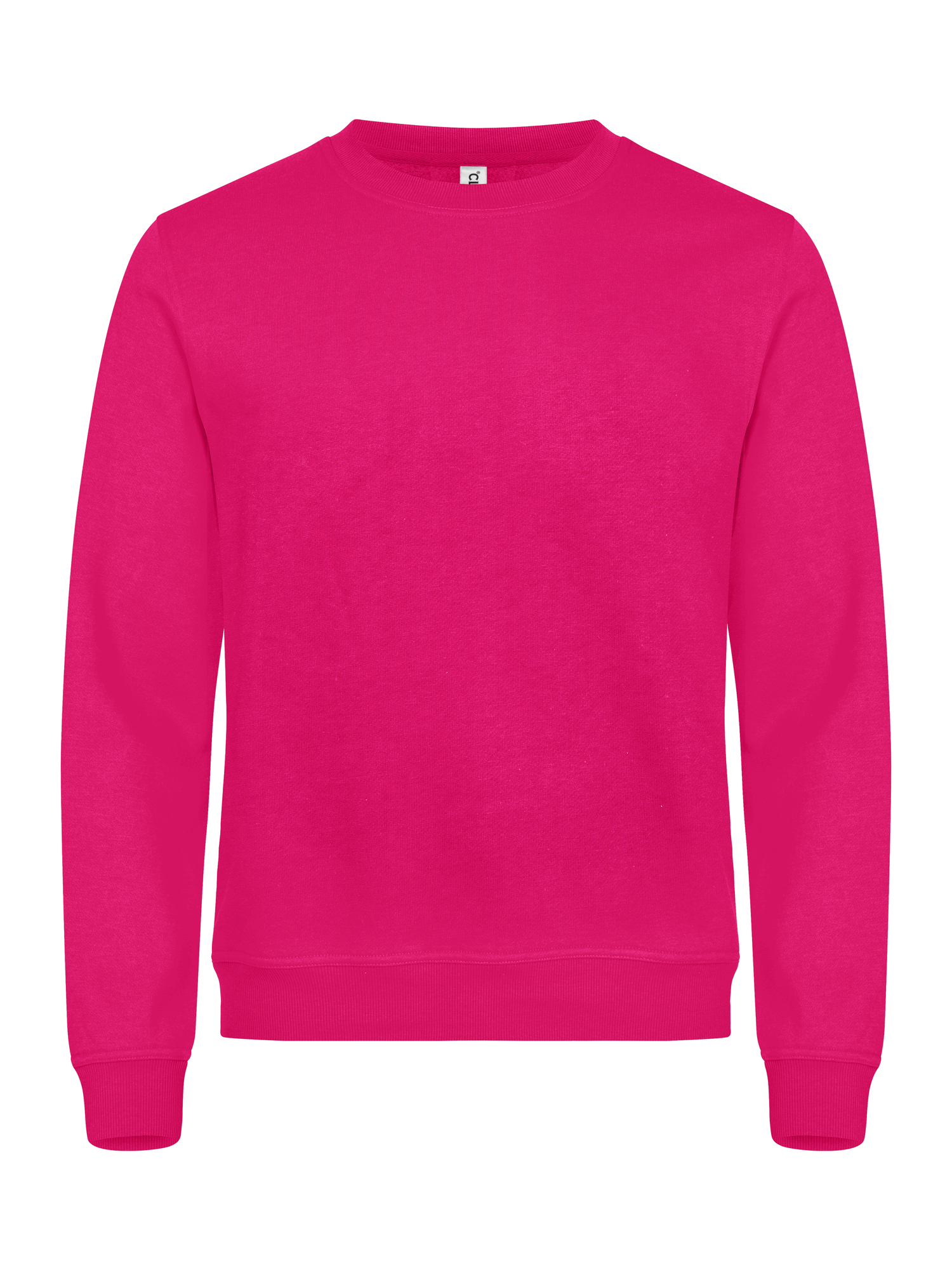 Clique Miami Roundneck genser i klar cerise, forfra