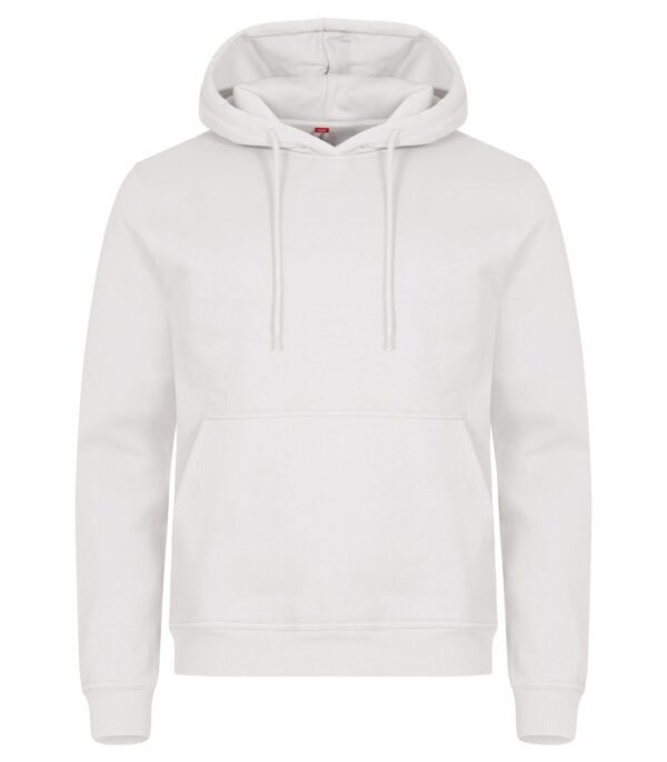 Clique Miami Hoody hettegenser i offwhite, forfra