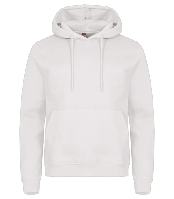 Clique Miami Hoody hettegenser i offwhite, forfra