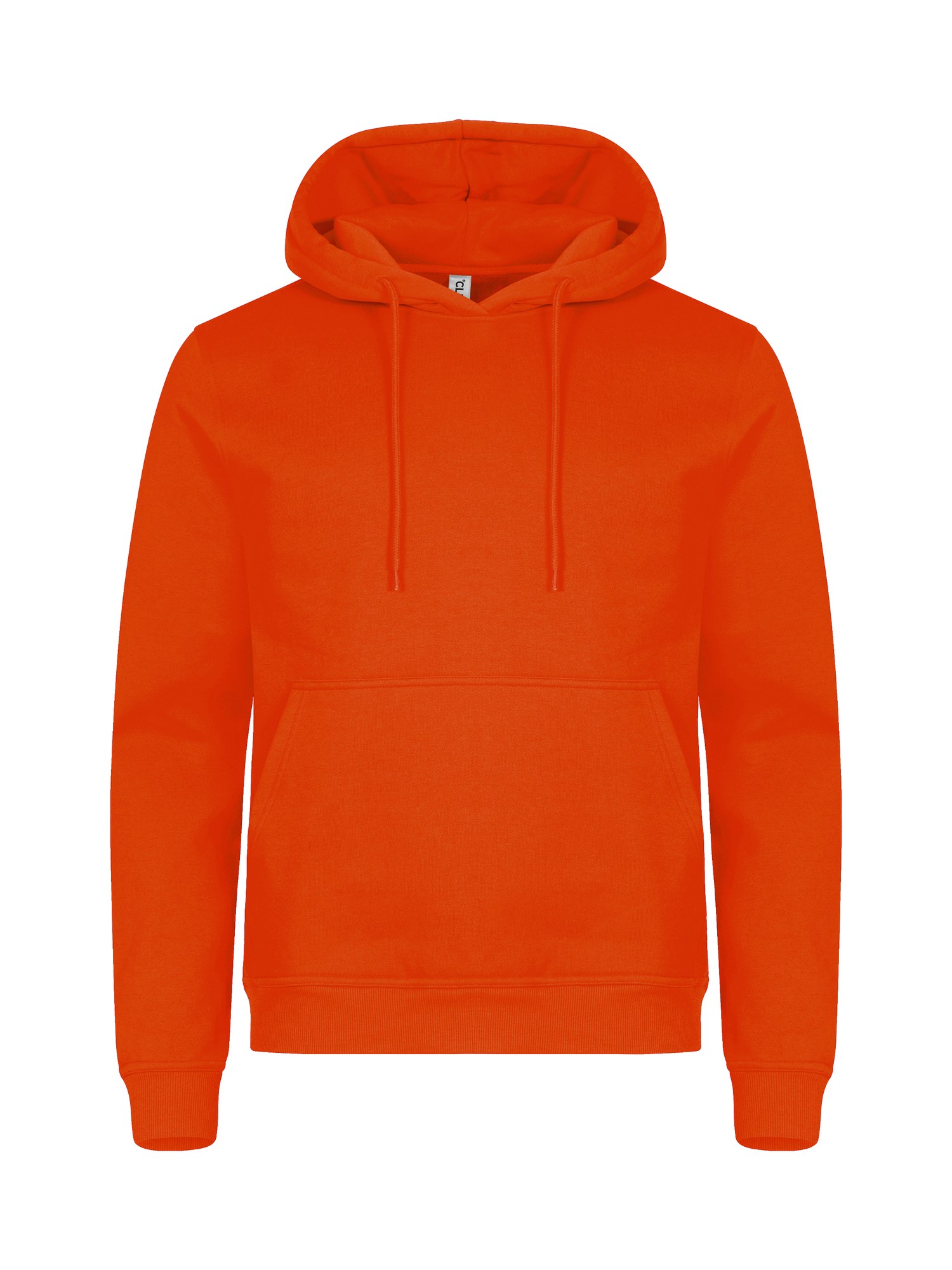 Clique Miami Hoody hettegenser i oransje, forfra