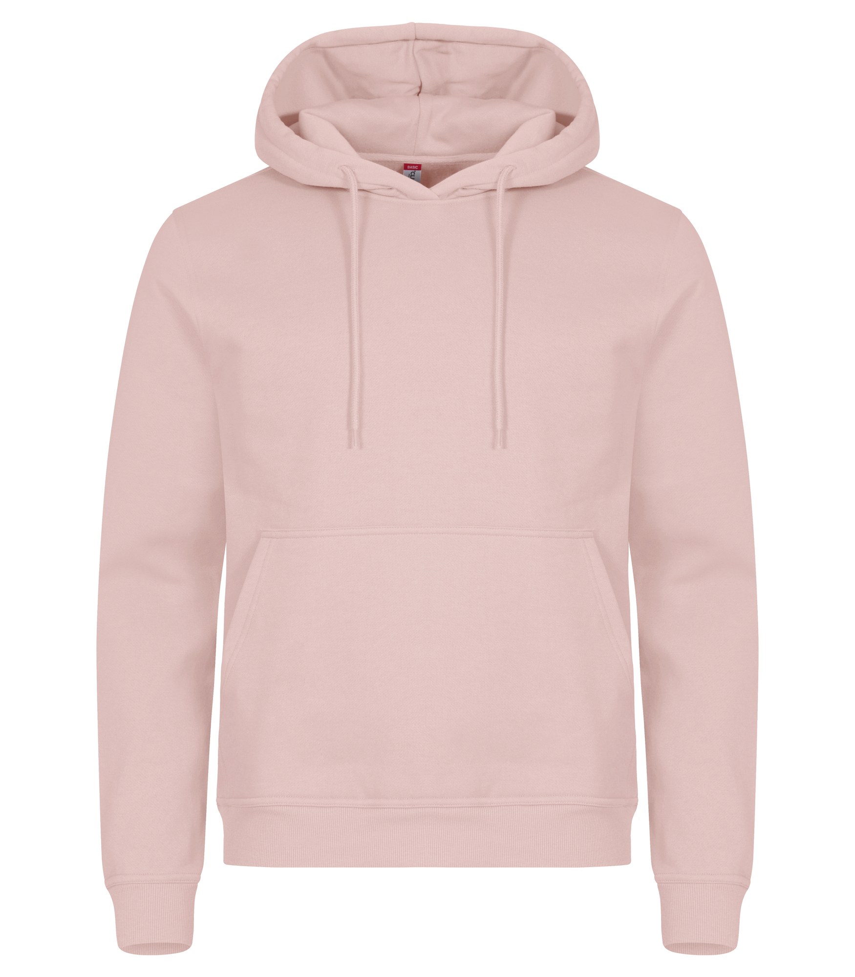 Clique Miami Hoody hettegenser i candy rosa, forfra