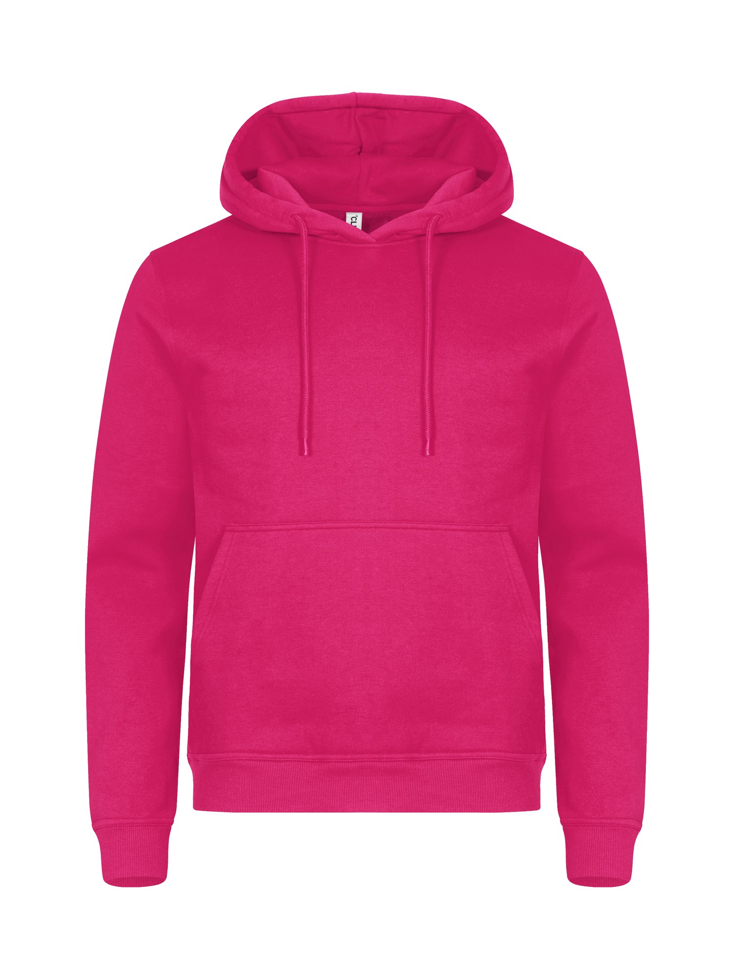 Clique Miami Hoody hettegenser i klar cerise, forfra