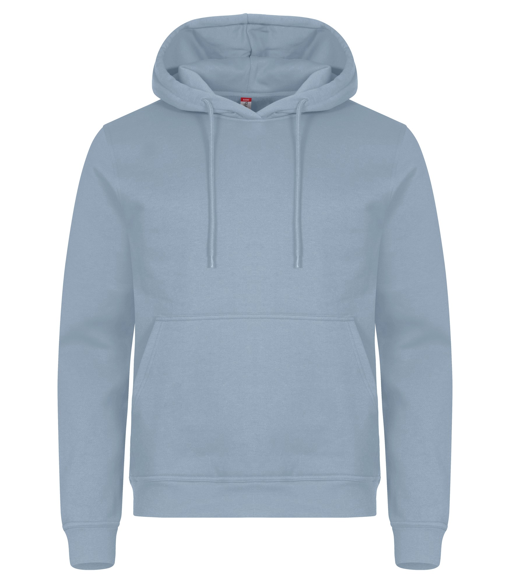 Clique Miami Hoody hettegenser i dus blå, forfra
