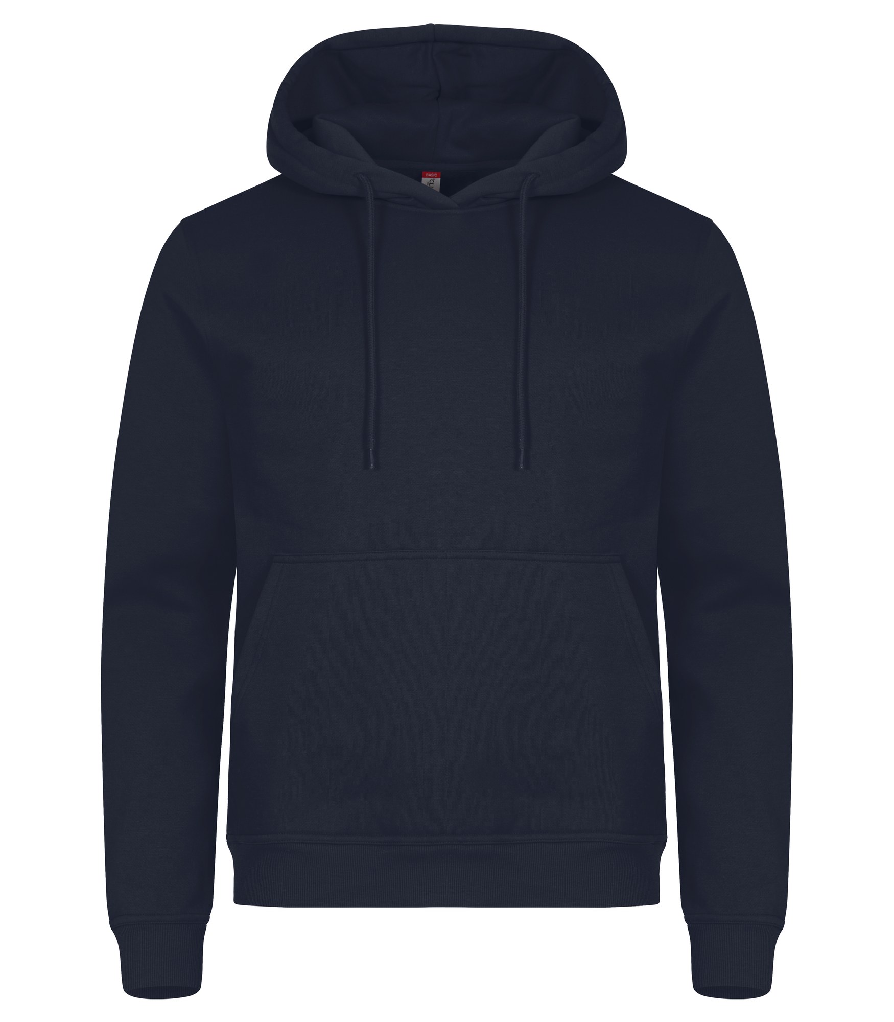 Clique Miami Hoody hettegenser i mørk marine, forfra