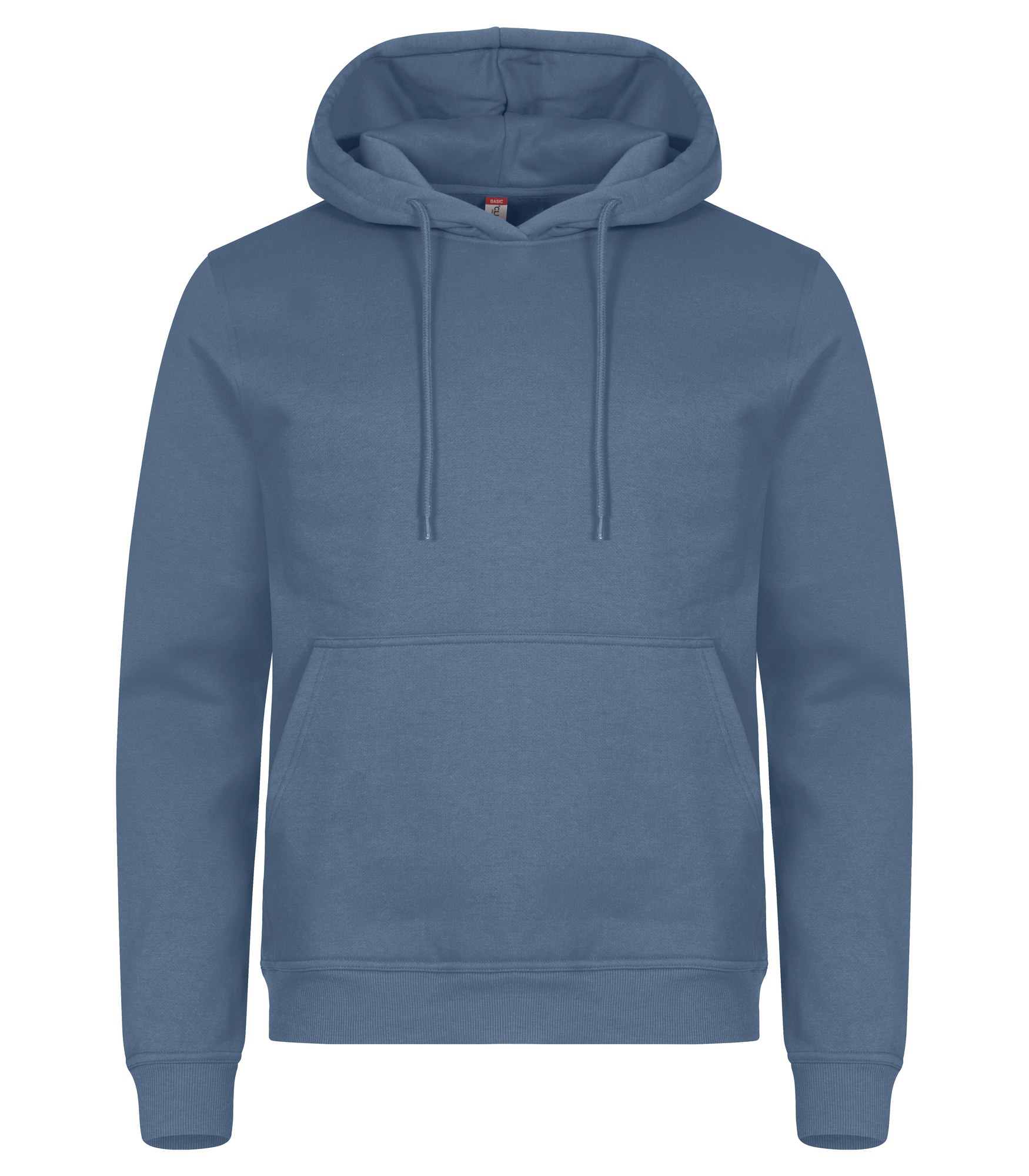 Clique Miami Hoody hettegenser i stålblå, forfra