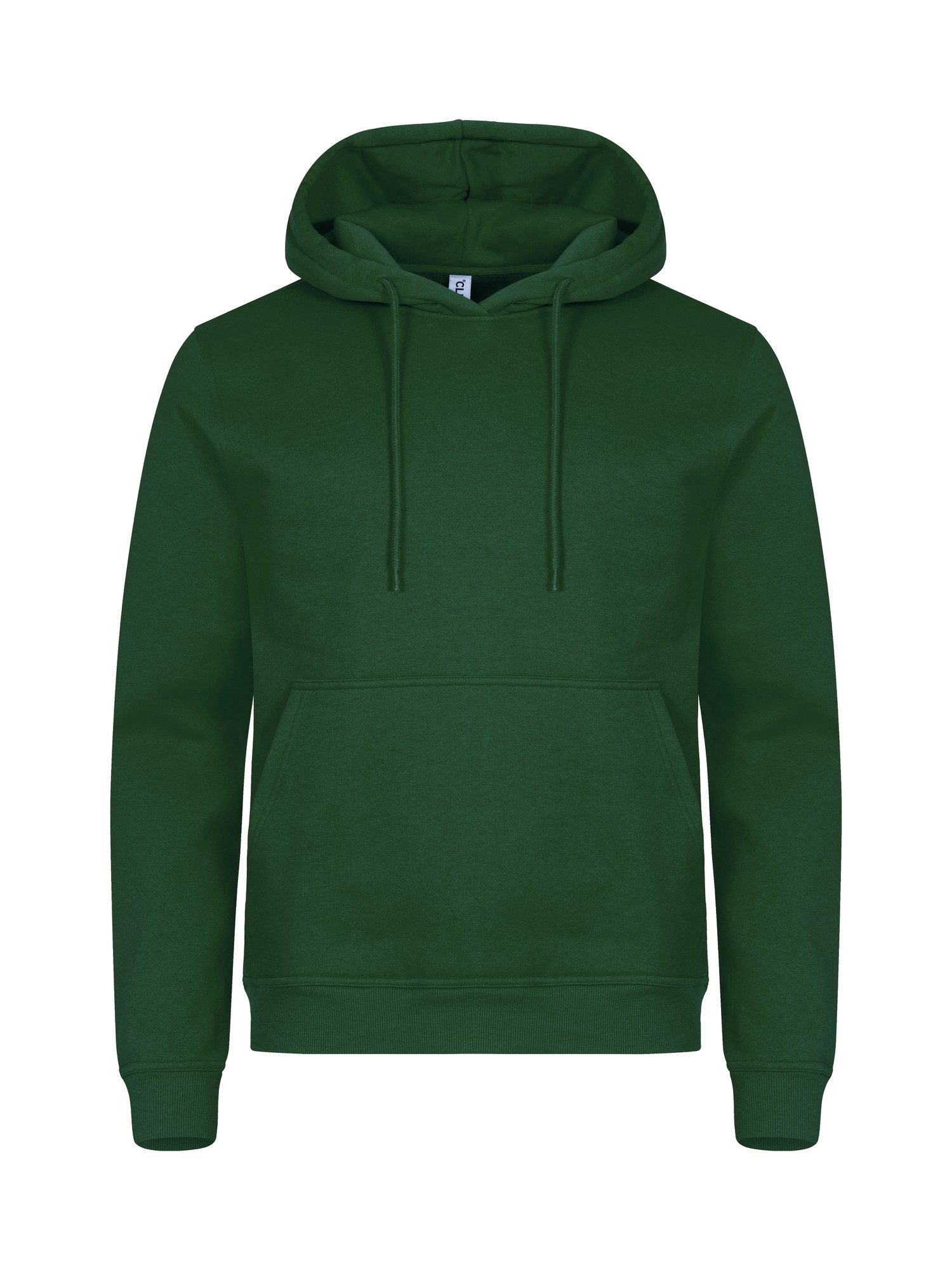 Clique Miami Hoody hettegenser i flaskegrønn, forfra