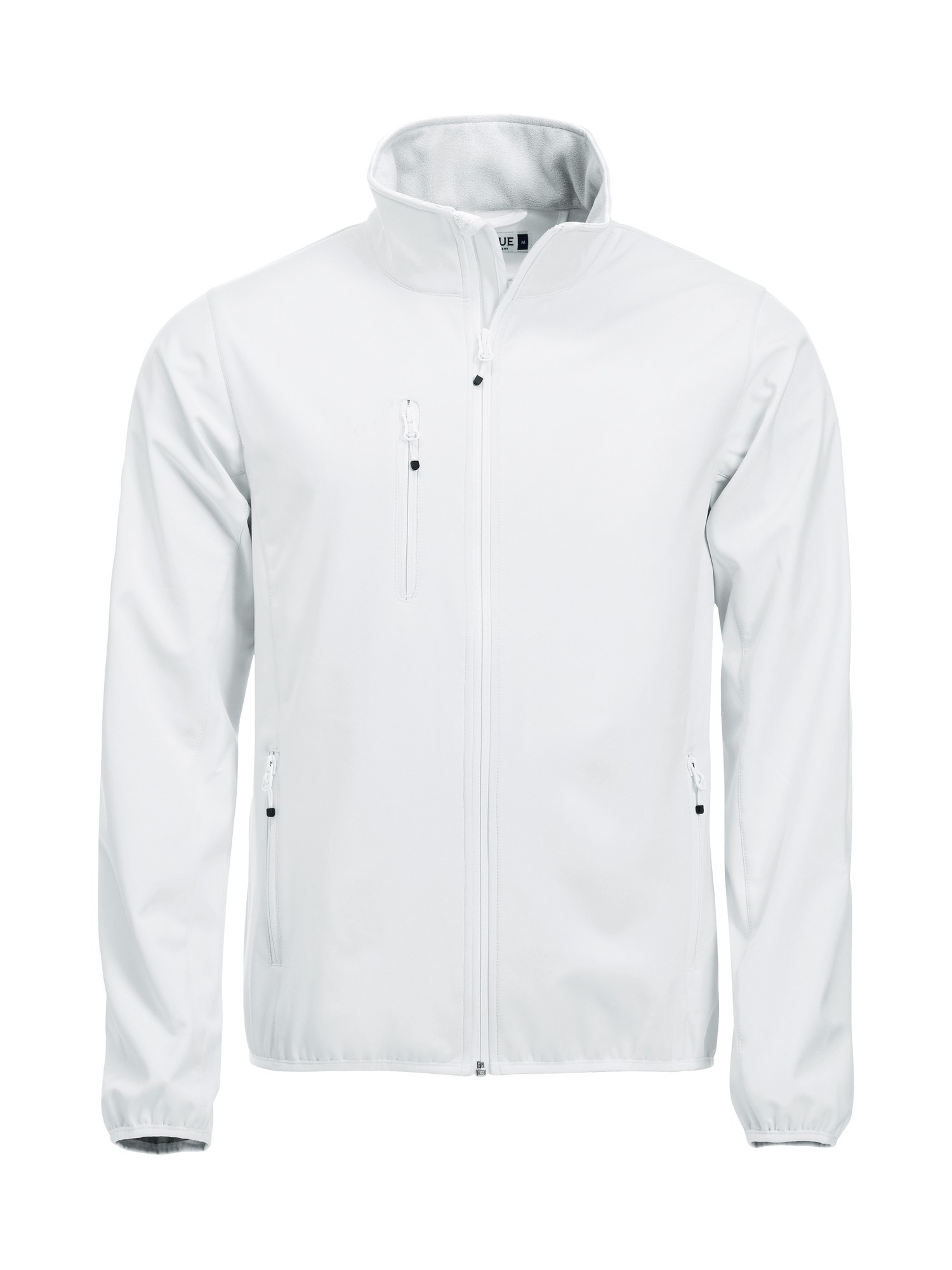Clique Basic Softshell jakke herre i hvit, forfra