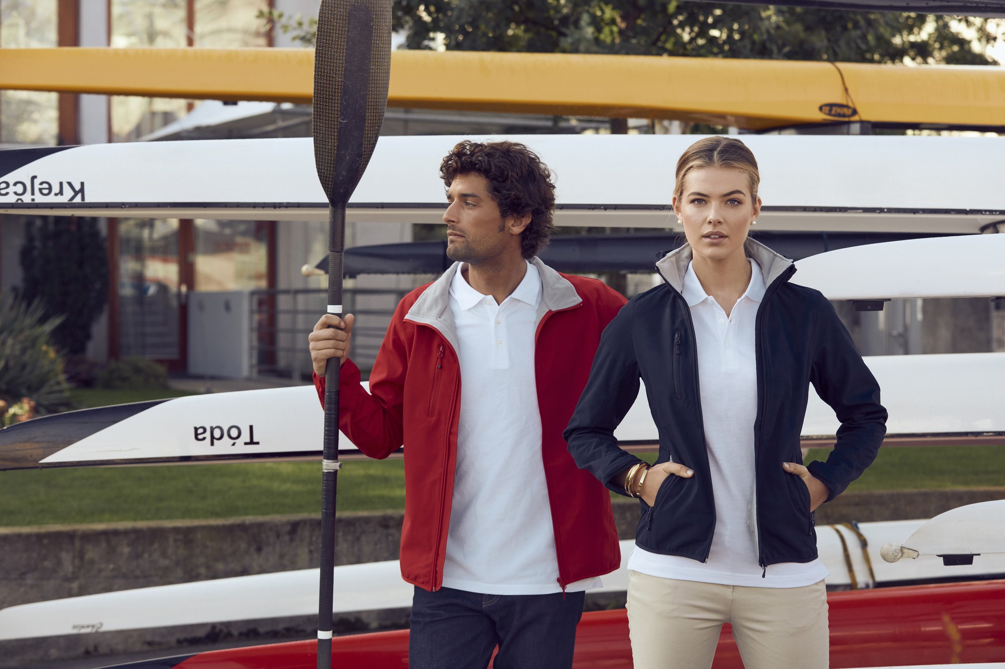 Clique Basic Softshell jakke herre i bruk