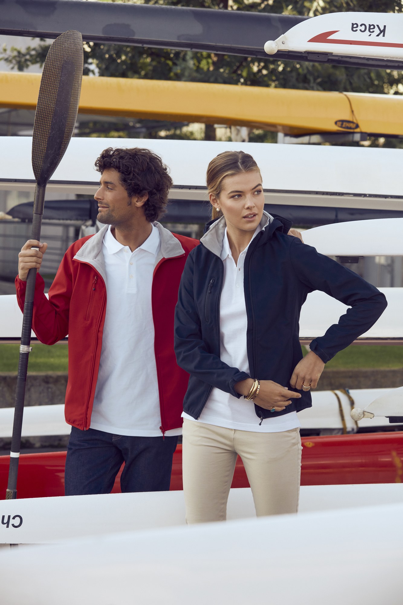 Clique Basic Softshell jakke herre i bruk