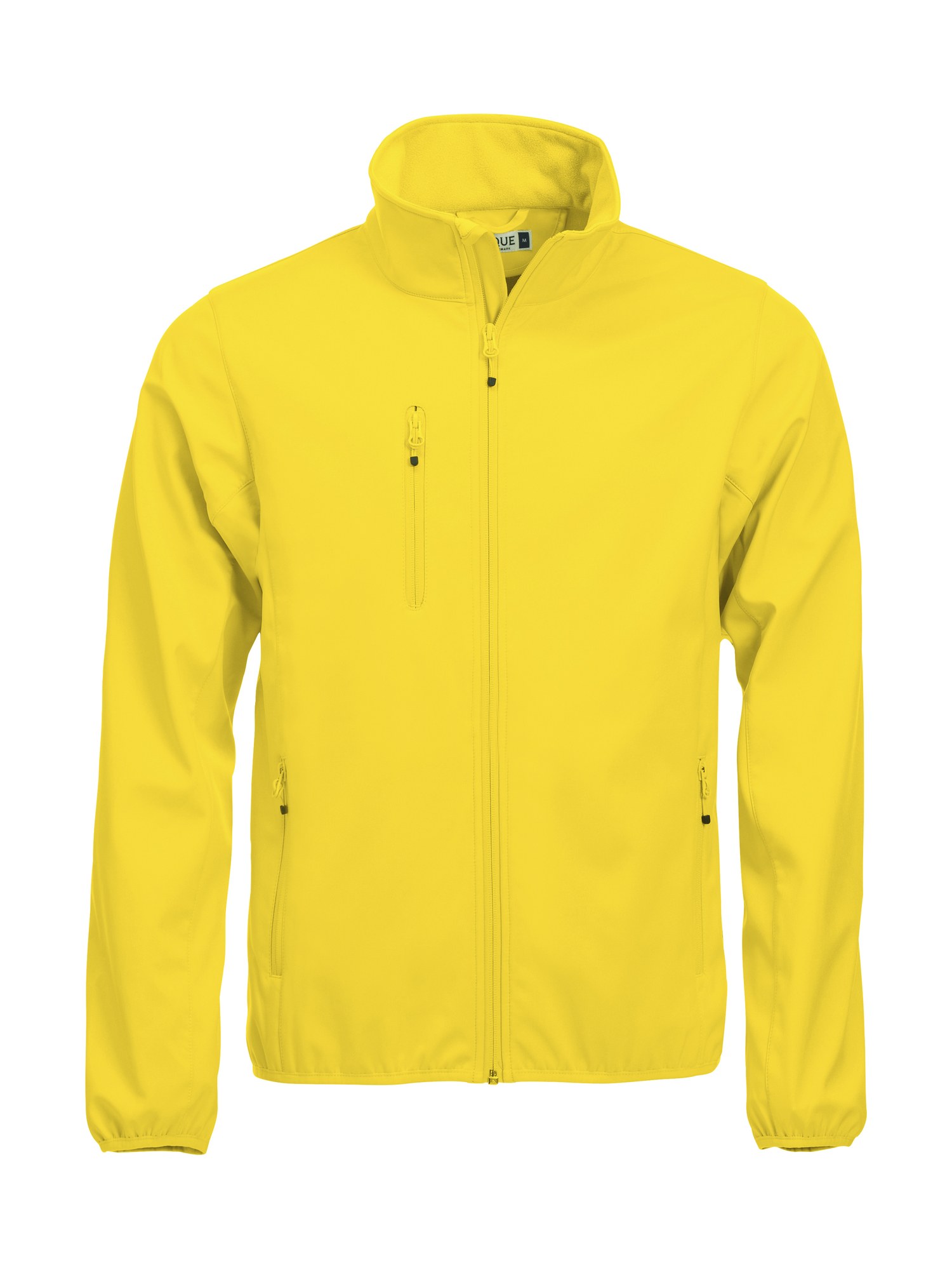 Clique Basic Softshell jakke herre i sitrongul, forfra