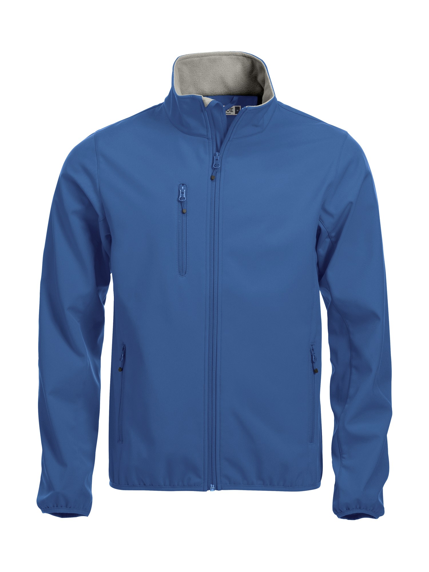 Clique Basic Softshell jakke herre i kornblå, forfra