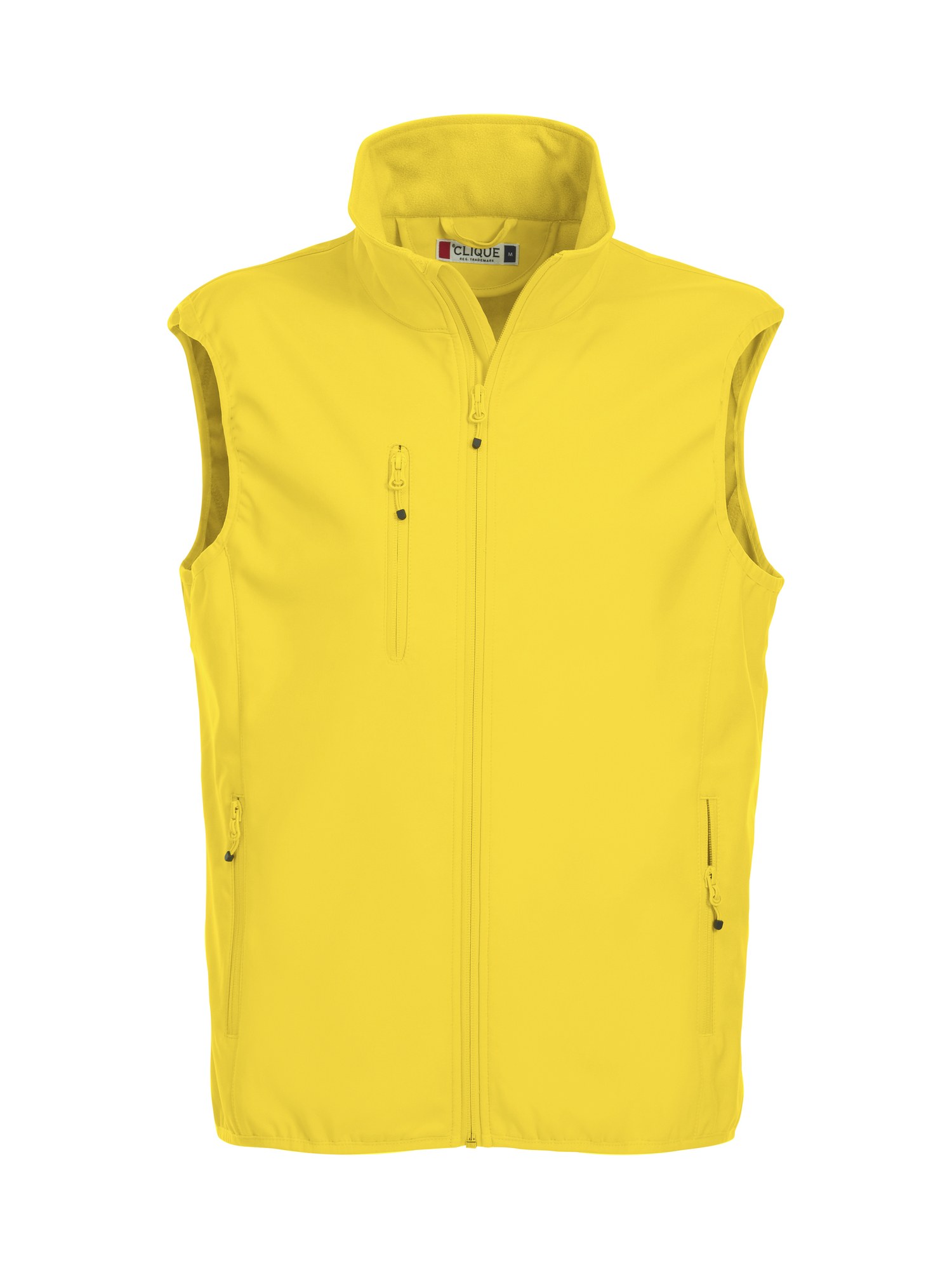 Clique Basic Softshell vest herre i sitrongul, forfra