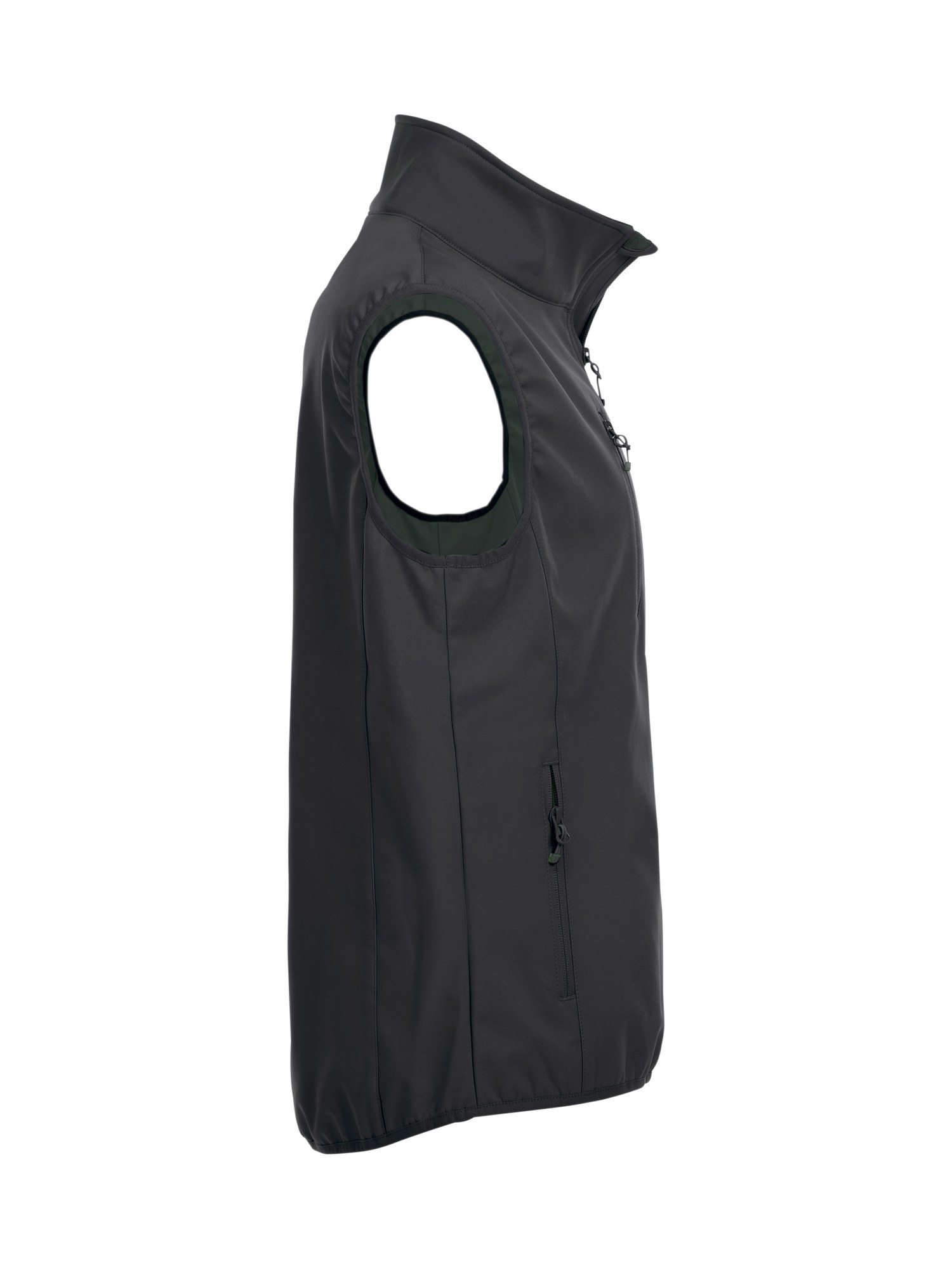 Clique Basic Softshell vest herre i svart, fra høyre