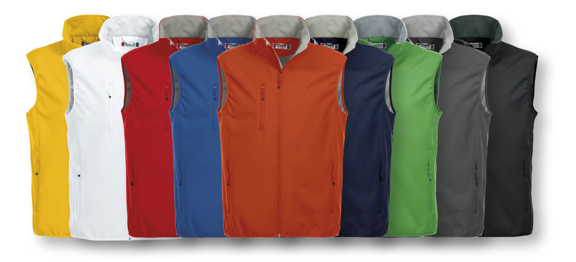 Clique Basic Softshell vest herre i bruk