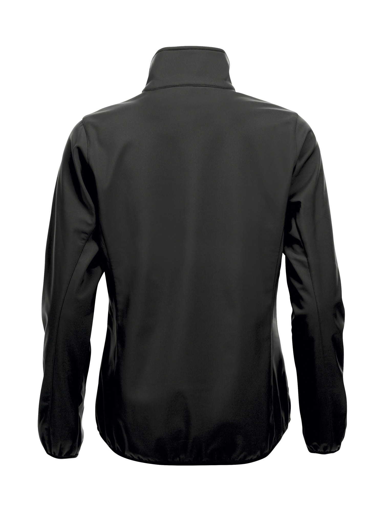 Clique Basic Softshell jakke dame i svart, bakfra