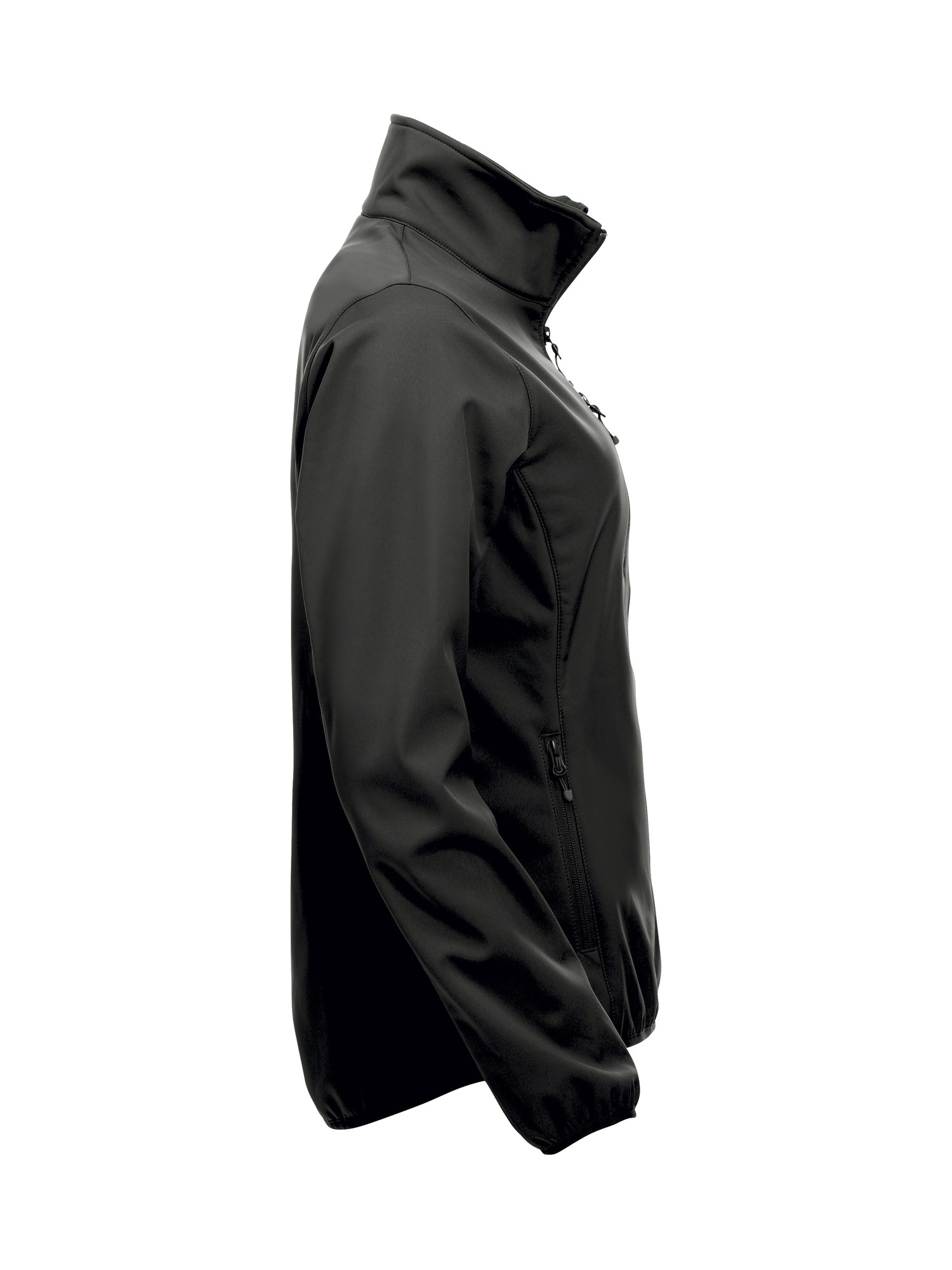 Clique Basic Softshell jakke dame i svart, fra høyre