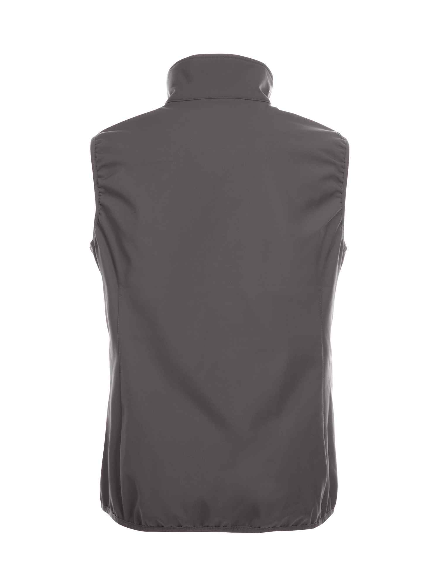 Clique Basic Softshell vest dame i pistolgrå, bakfra