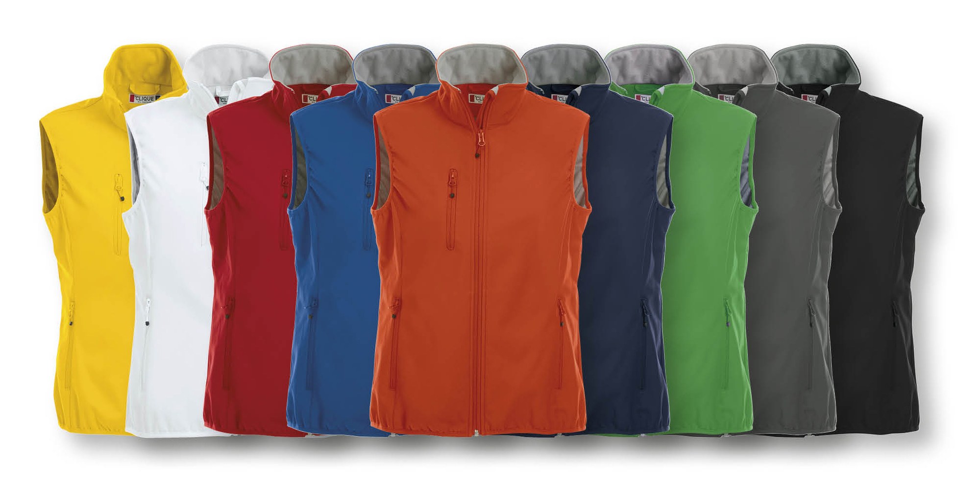 Clique Basic Softshell vest dame i bruk