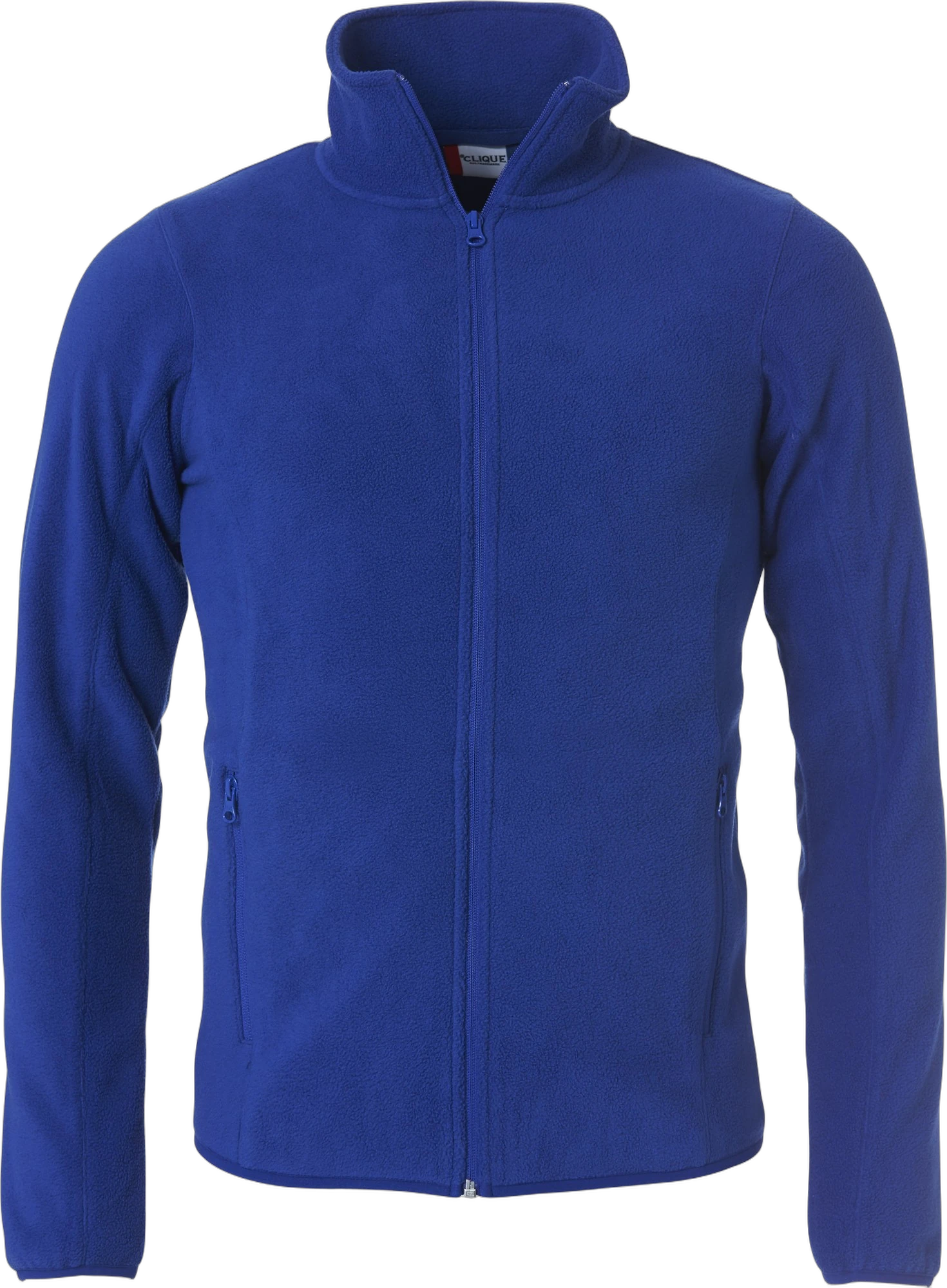 Clique Basic Polar Fleece jakke i kornblå, forfra