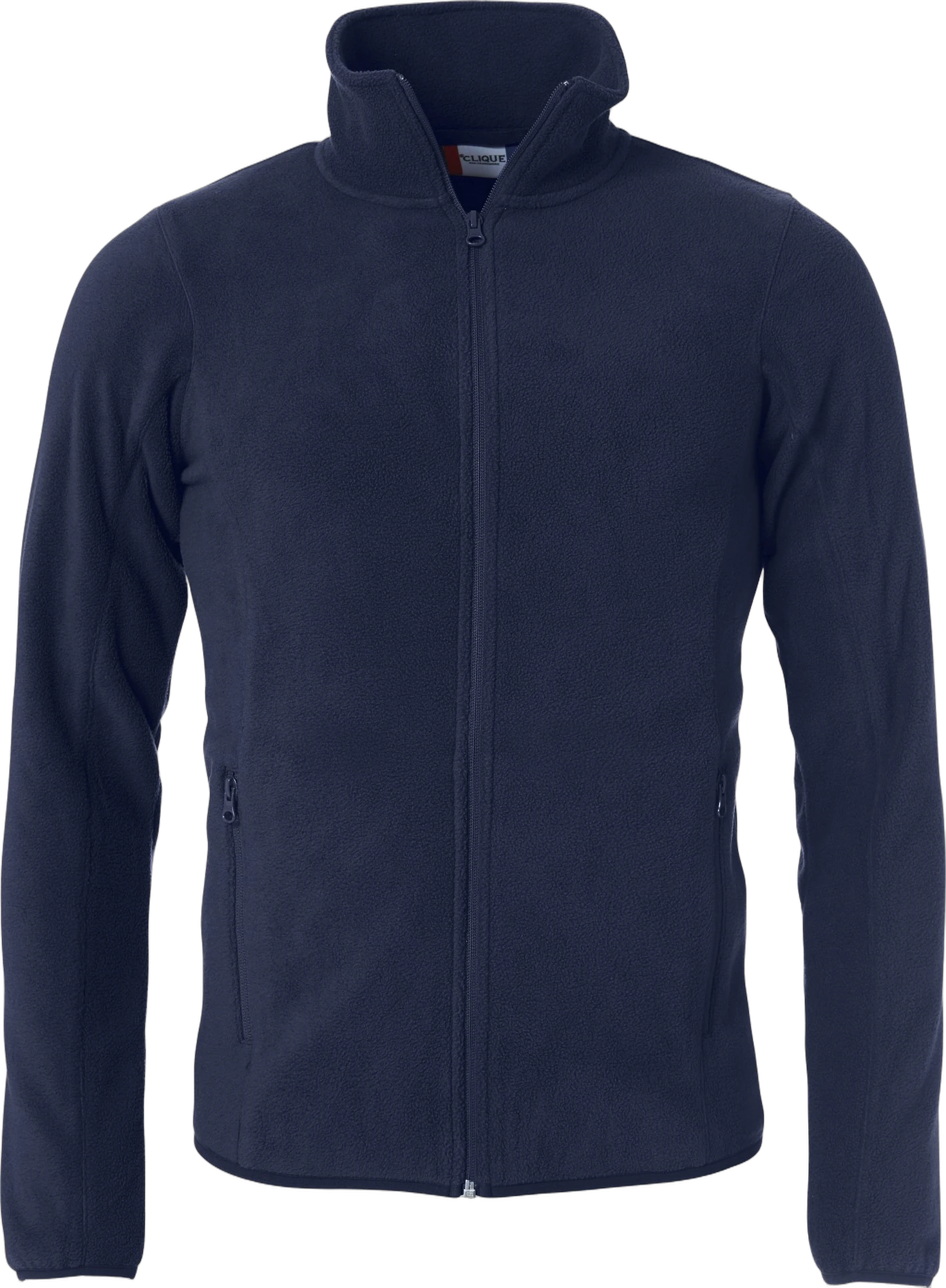 Clique Basic Polar Fleece jakke i mørk marine, forfra