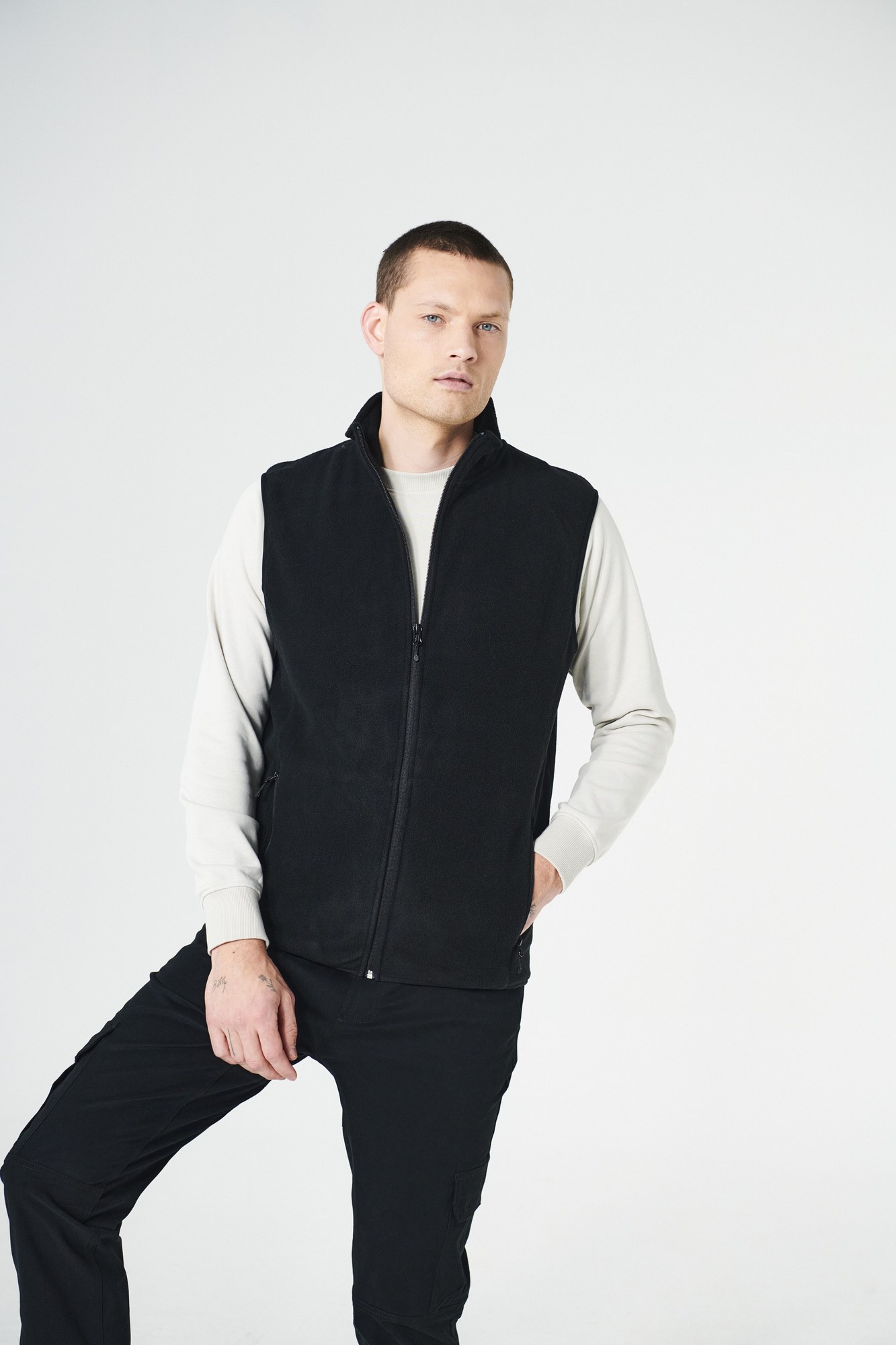 Clique Basic Polar Fleece vest i bruk