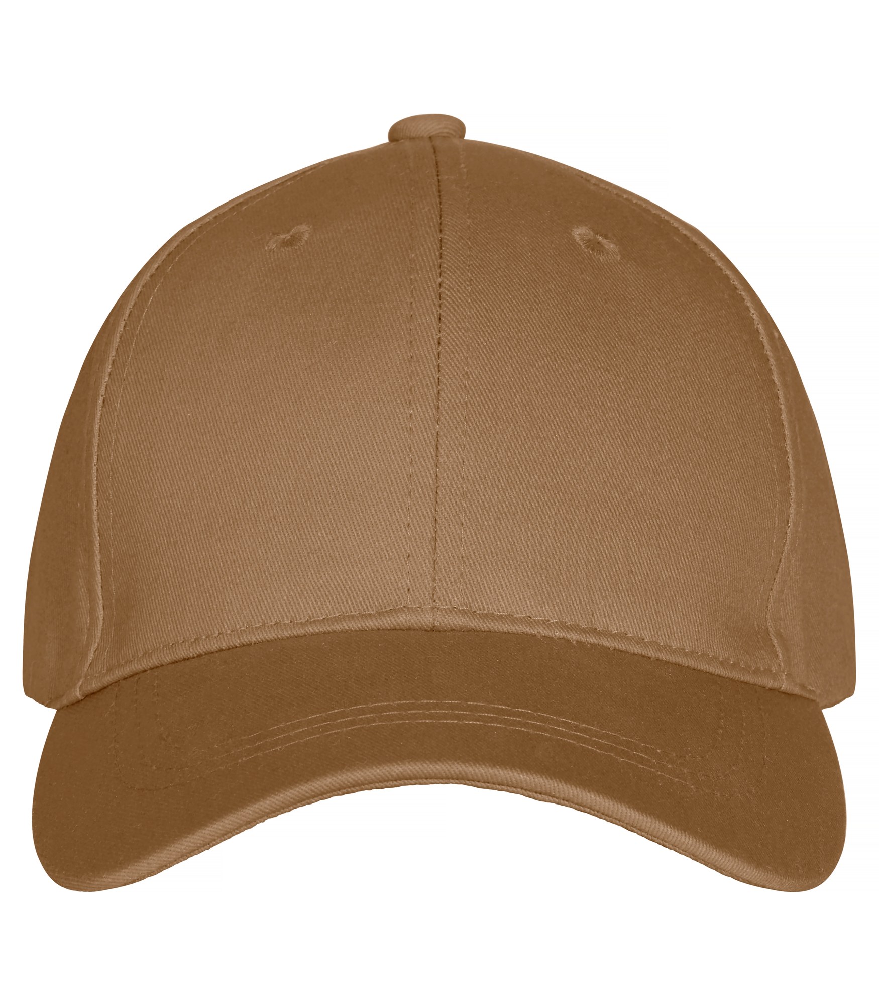Clique Classic Cap i khaki, forfra