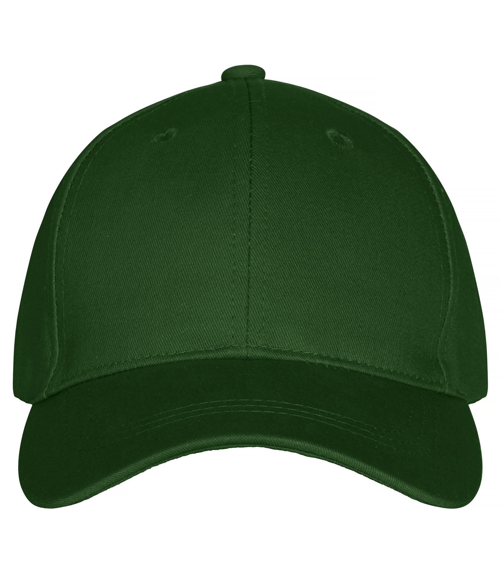 Clique Classic Cap i flaskegrønn, forfra