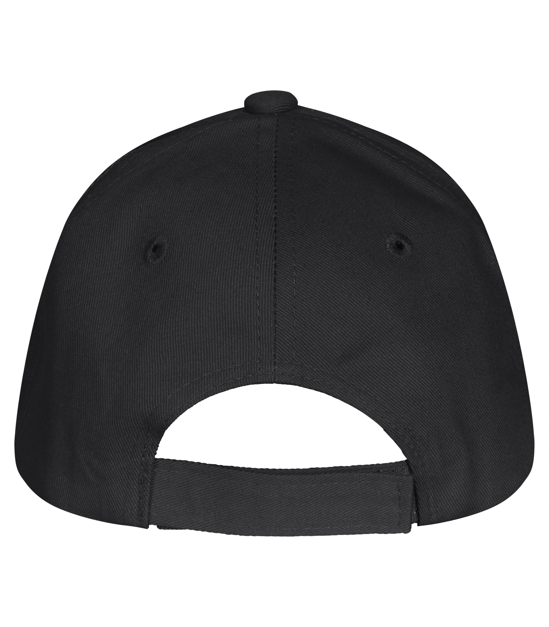 Clique Classic Cap i svart, bakfra
