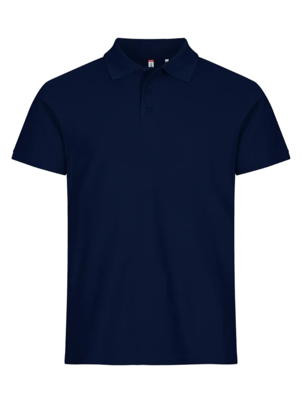 Clique Basic Polo herre i mørk marine, forfra