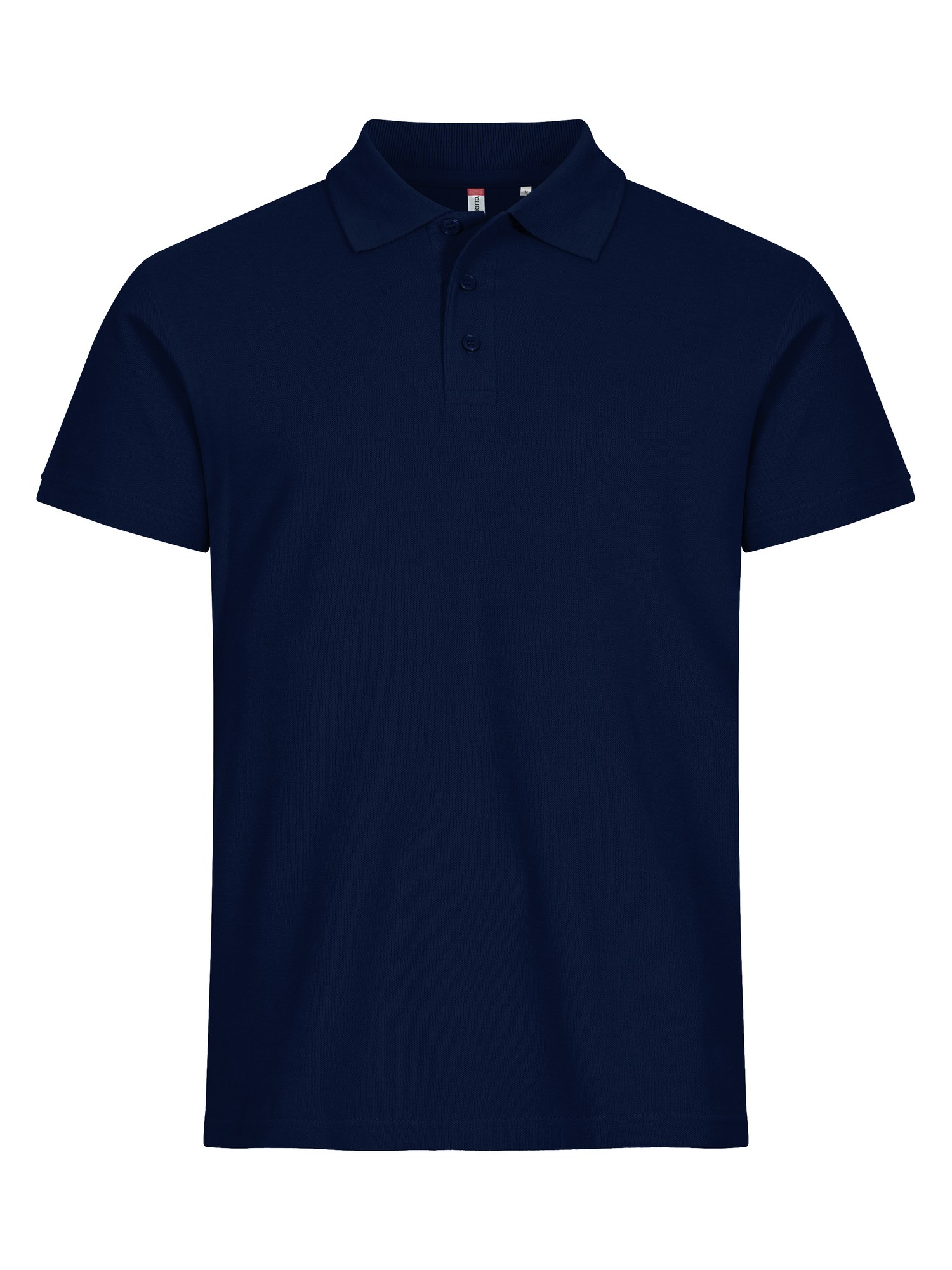 Clique Basic Polo herre i mørk marine, forfra