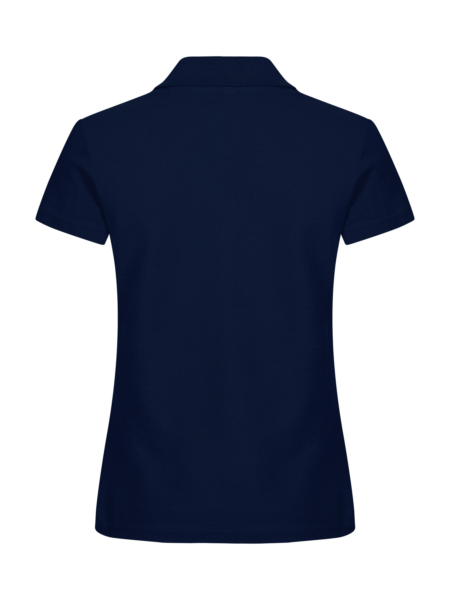 Clique Basic Polo dame i mørk marine, bakfra