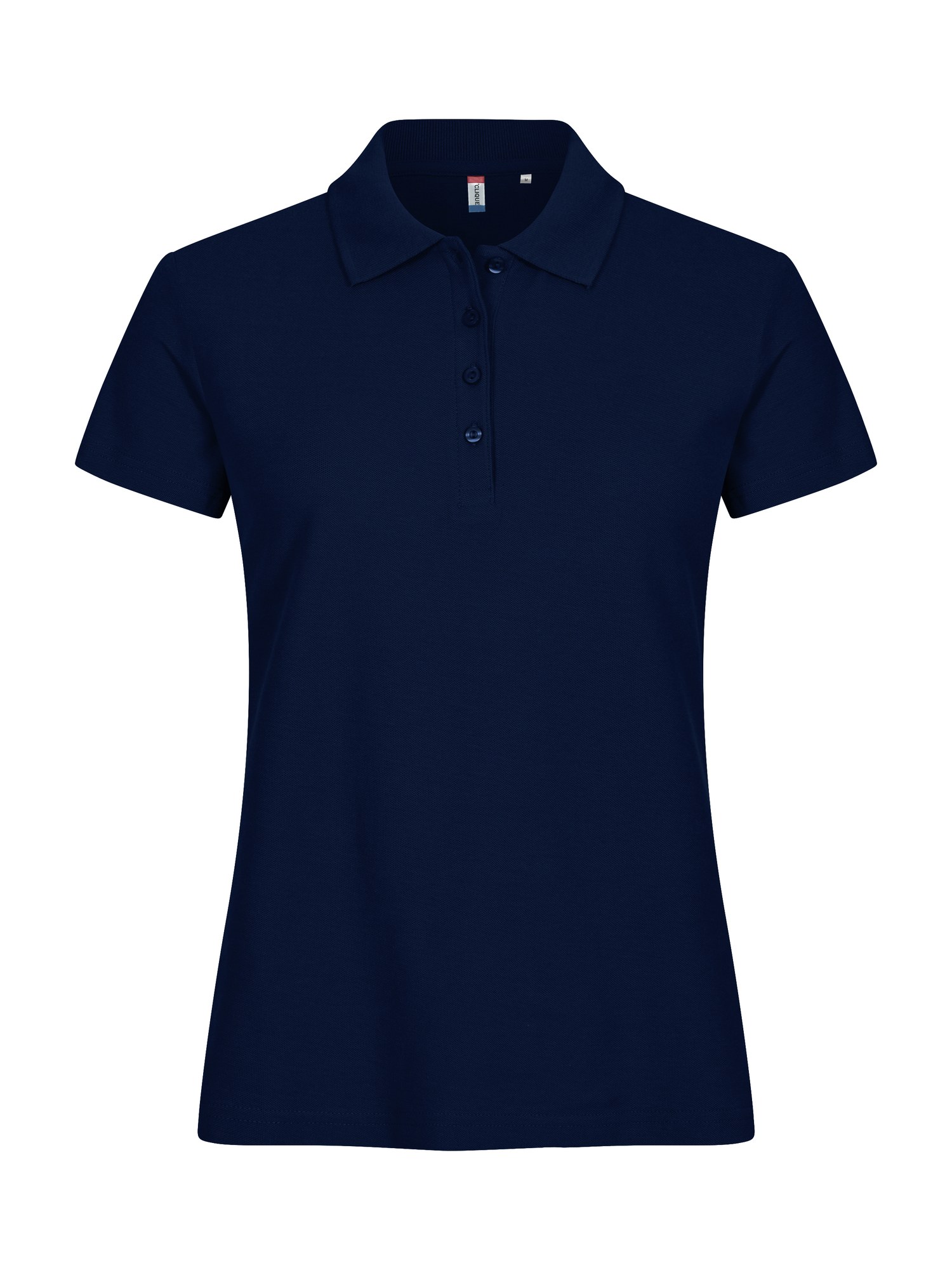 Clique Basic Polo dame i mørk marine, forfra