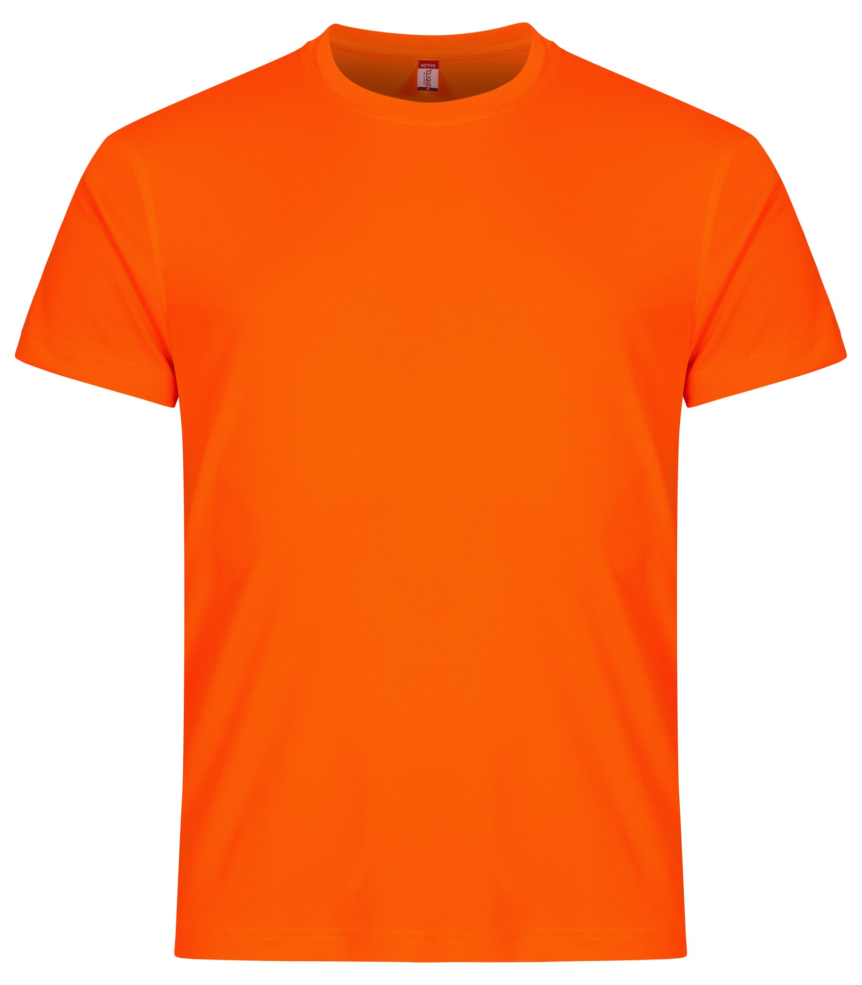 Clique Basic Active-T herre i signaloransje, forfra