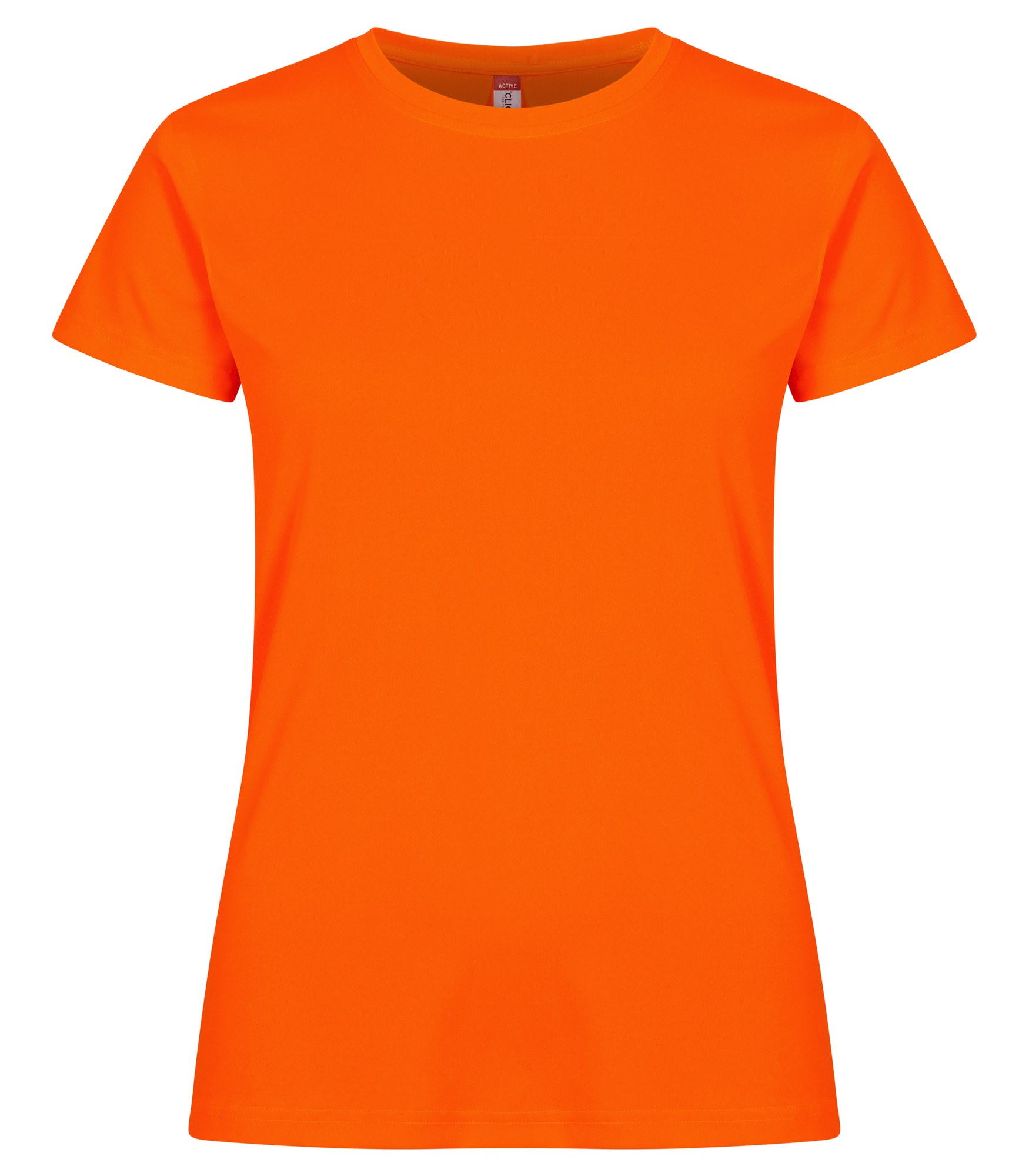 Clique Basic Active-T dame i signaloransje, forfra