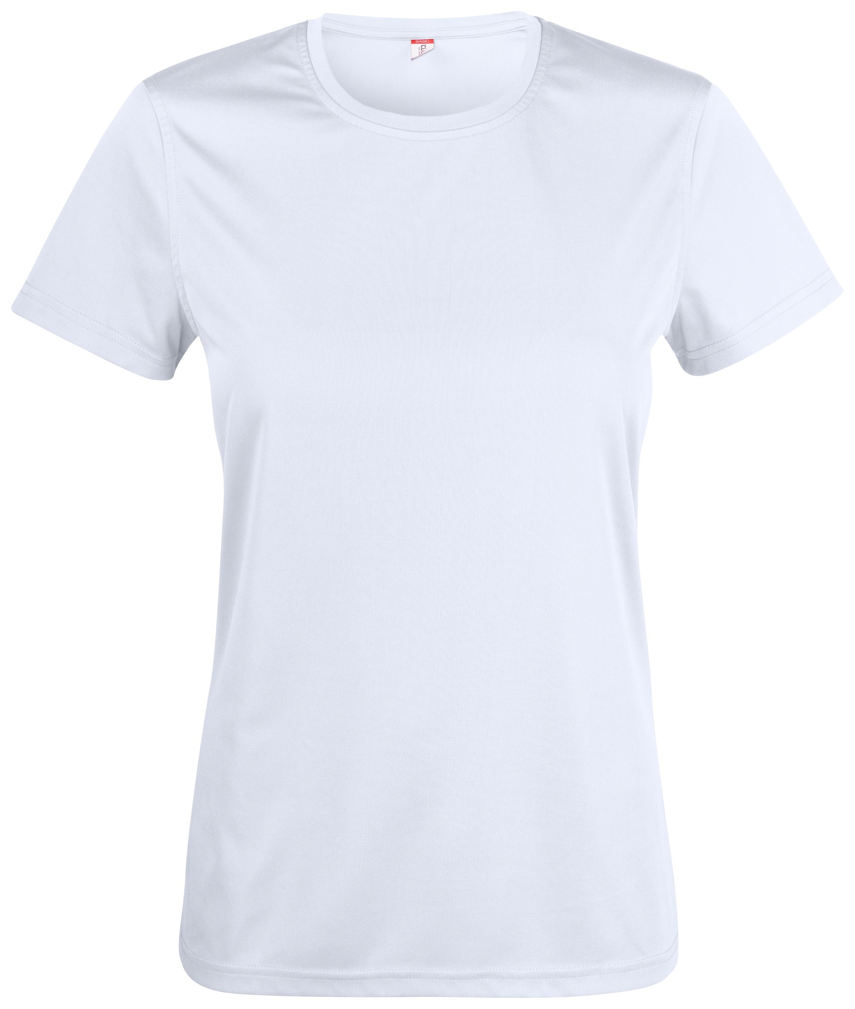 Clique Basic Active-T dame i hvit, forfra