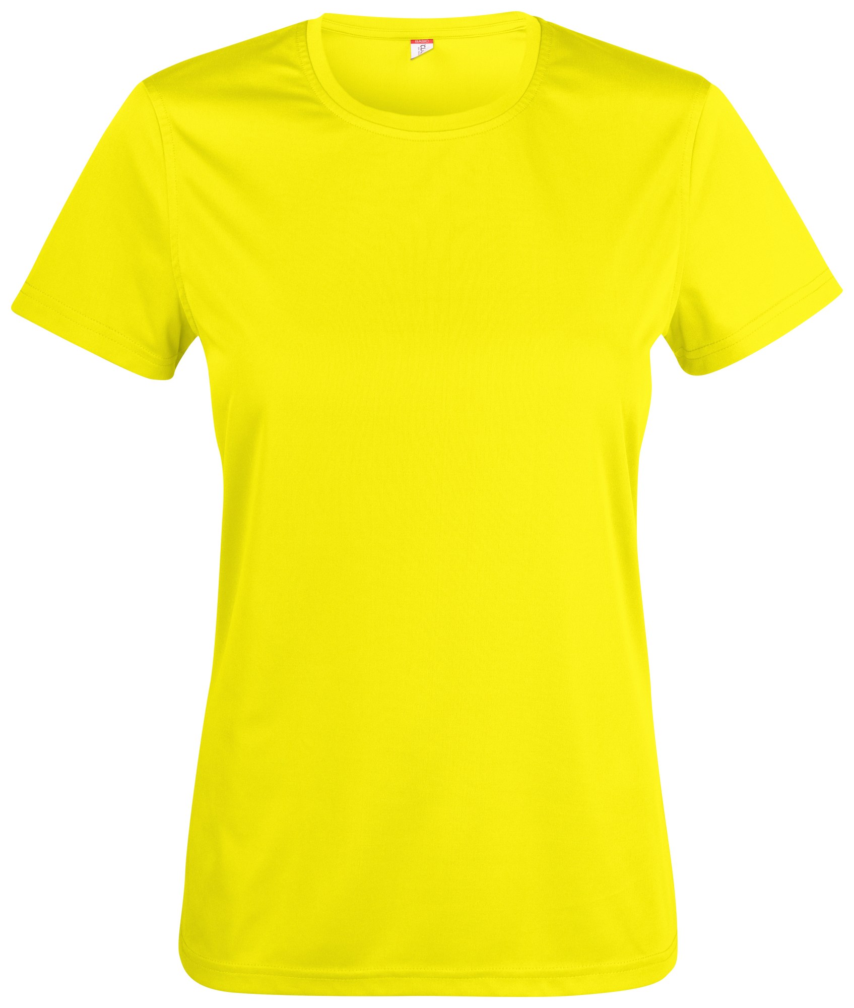 Clique Basic Active-T dame i signalgul, forfra