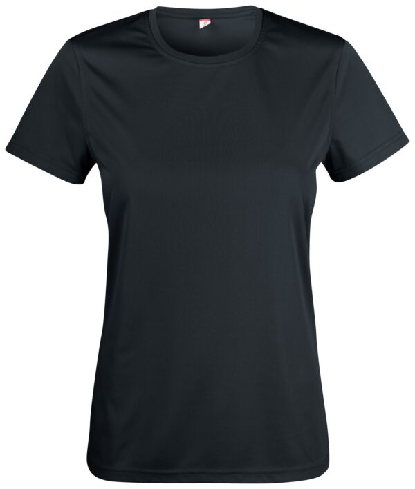 Clique Basic Active-T dame i svart, forfra