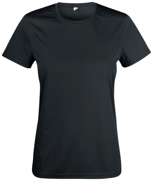Clique Basic Active-T dame i svart, forfra