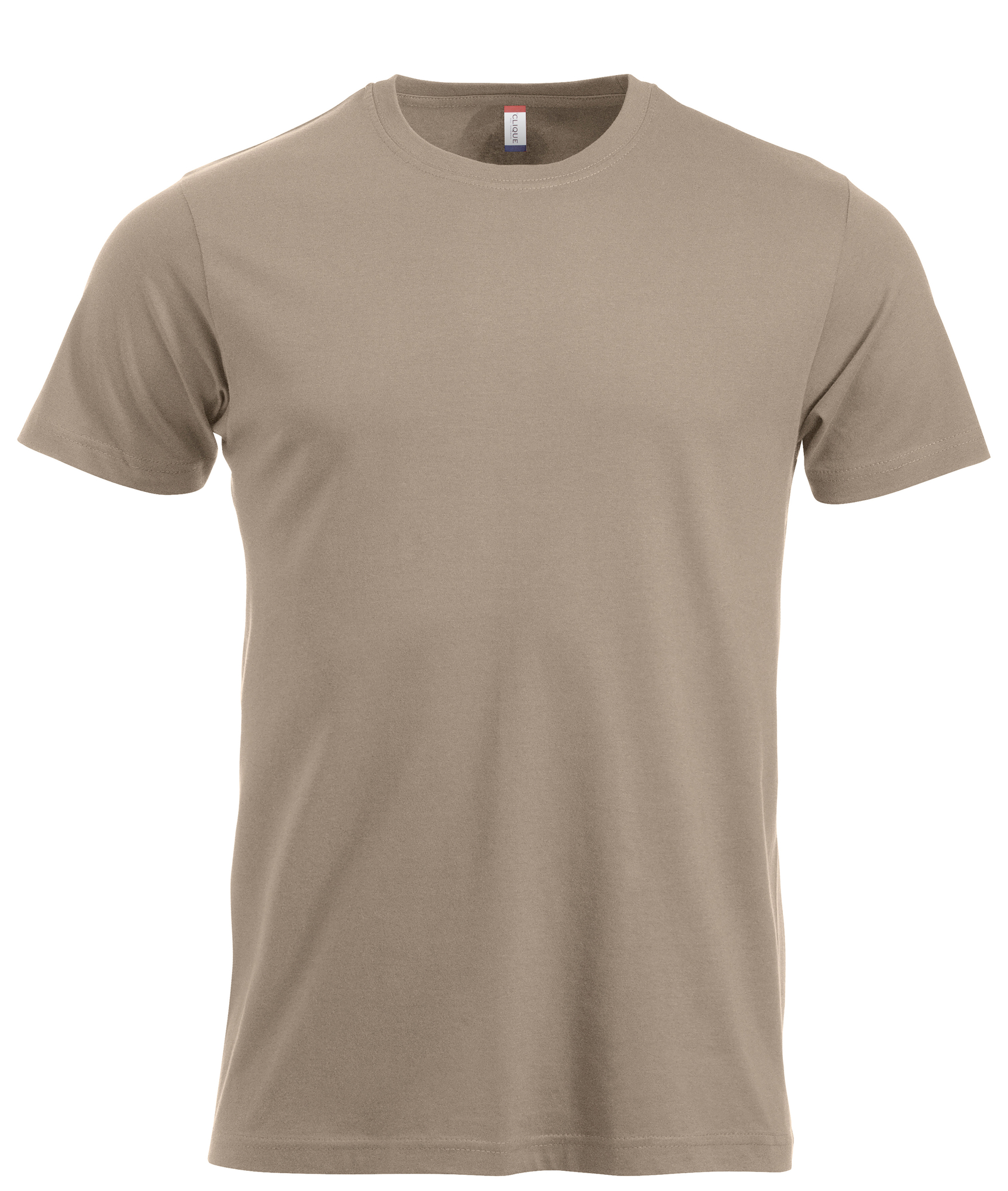 Clique New Classic-T herre i caffe latte, forfra