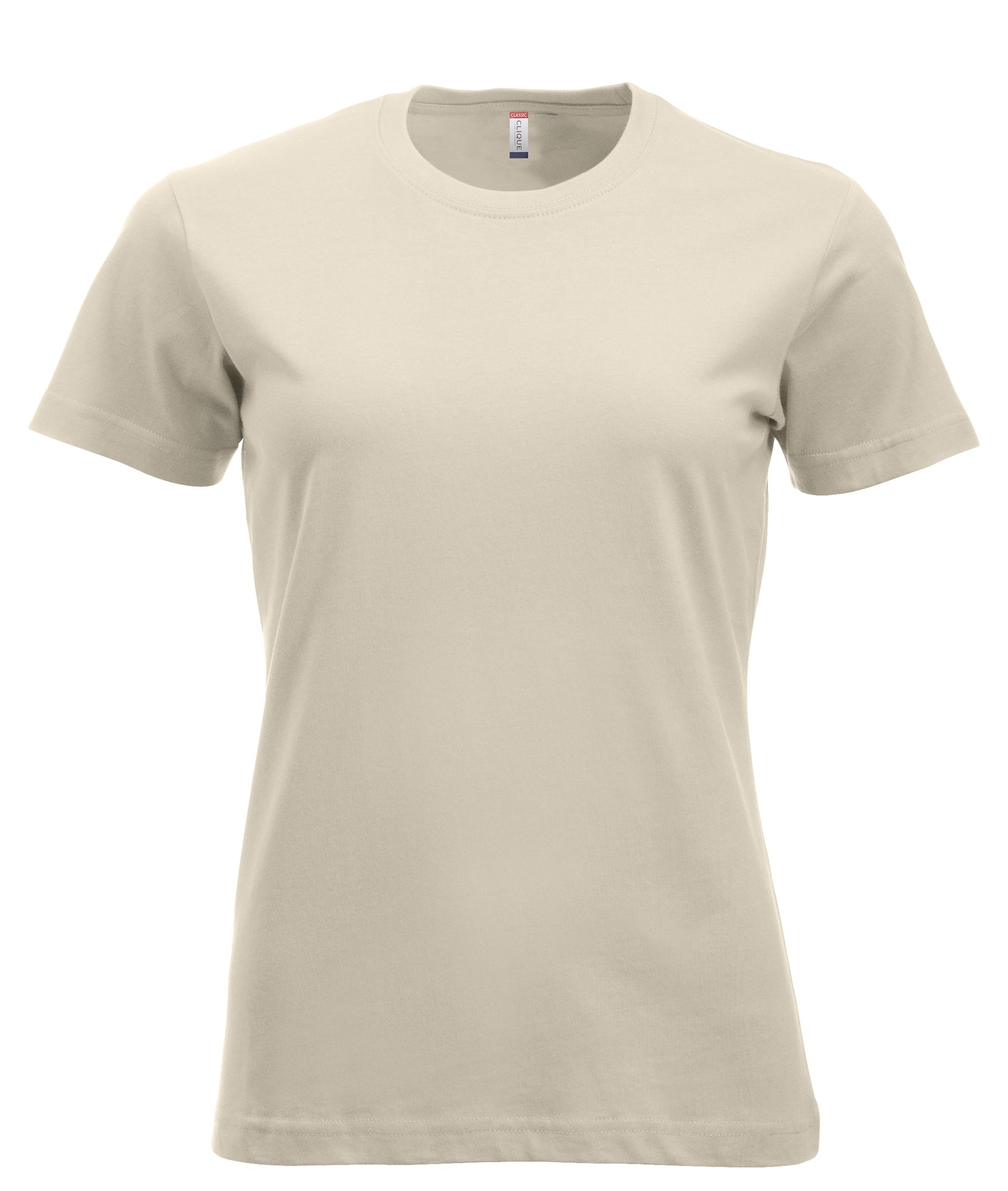 Clique New Classic-T dame i lys khaki, forfra