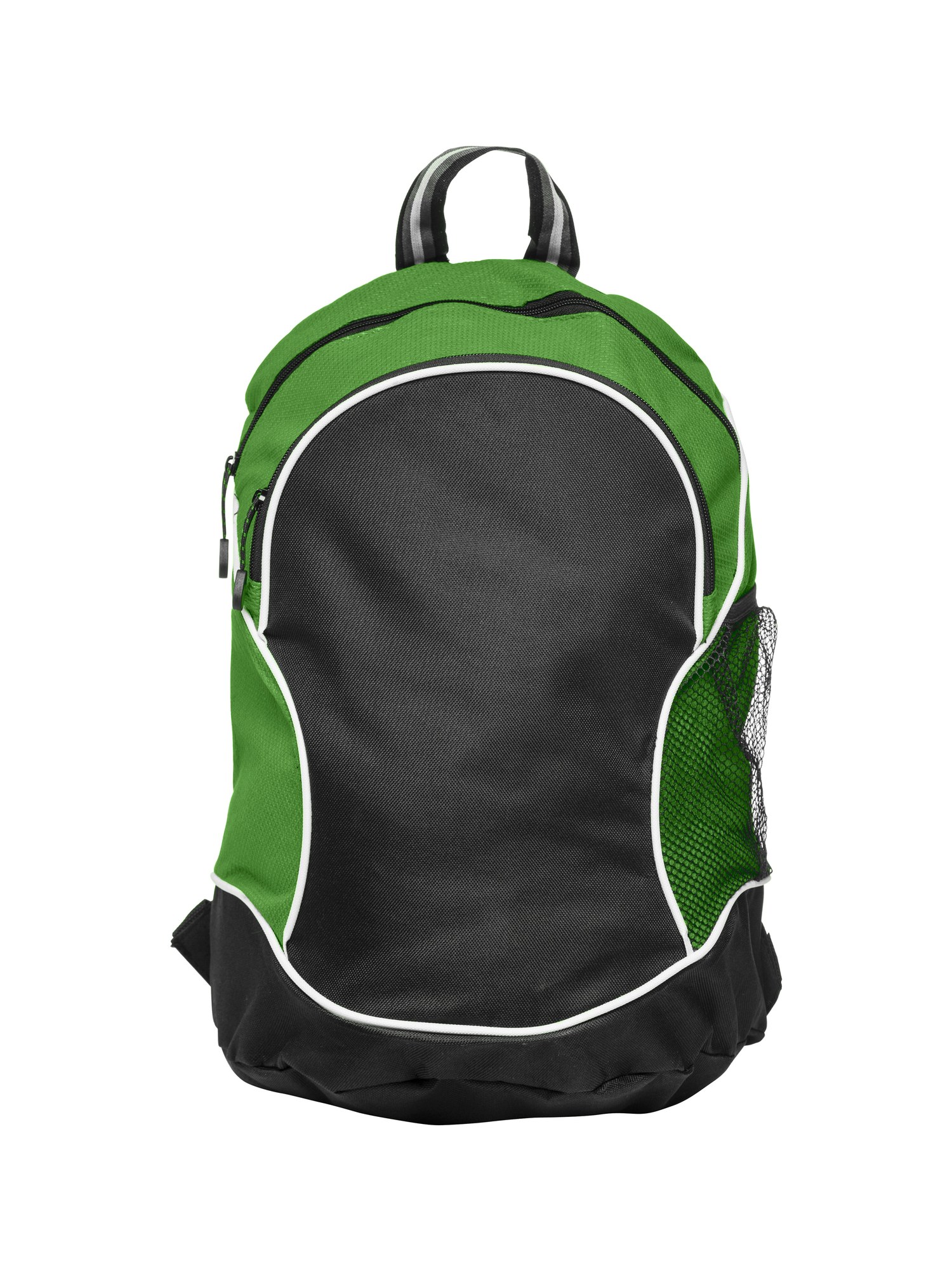 Clique Basic Backpack ryggsekk i eplegrønn, forfra