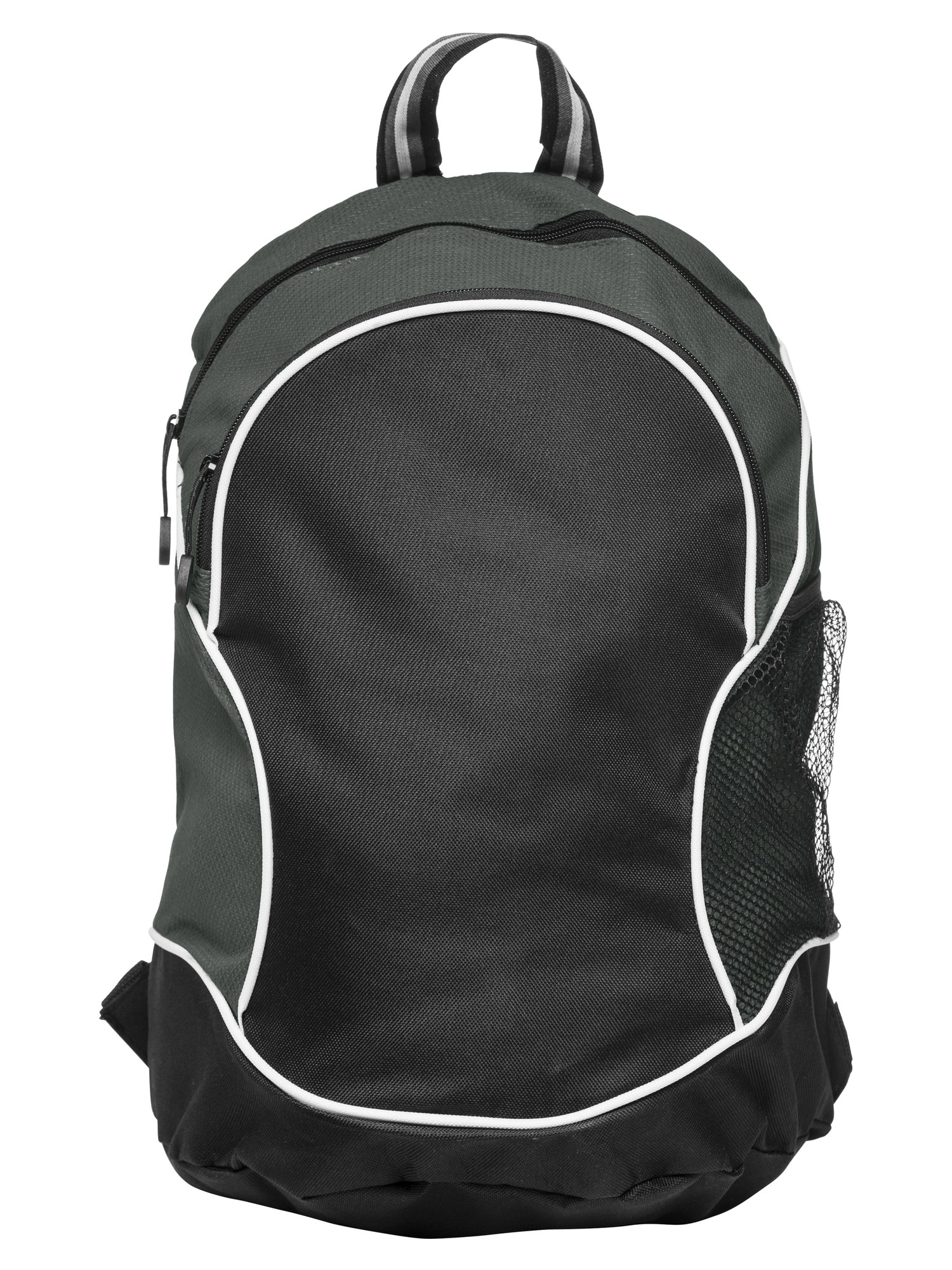 Clique Basic Backpack ryggsekk i pistolgrå, forfra