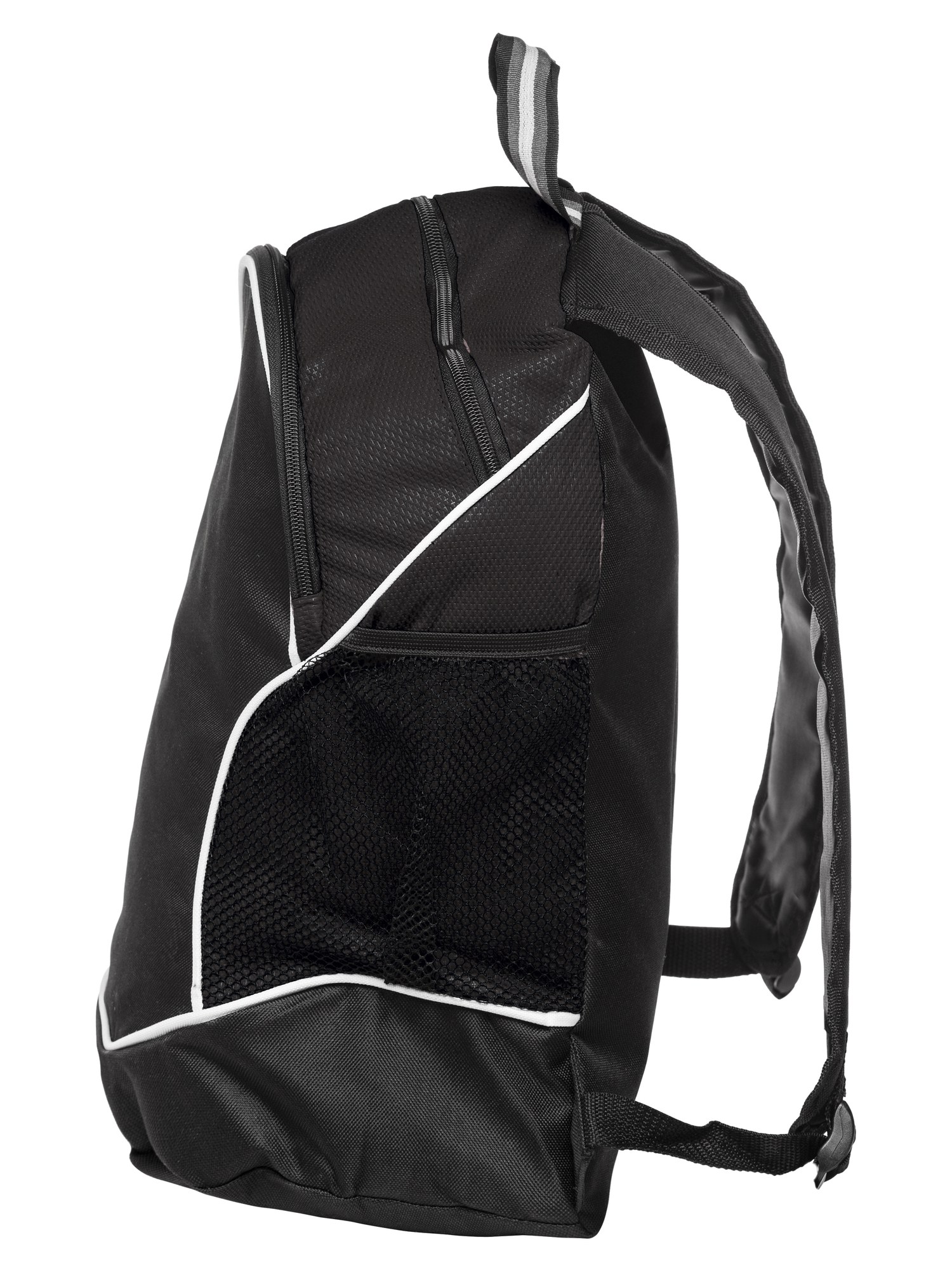 Clique Basic Backpack ryggsekk i svart, fra venstre