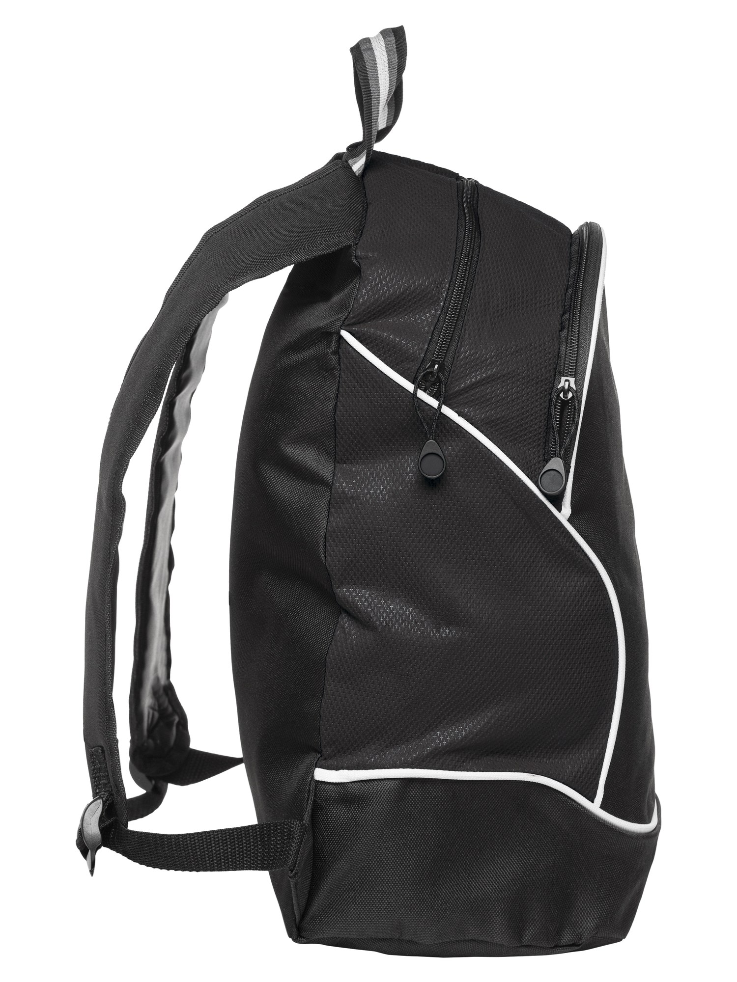 Clique Basic Backpack ryggsekk i svart, fra høyre